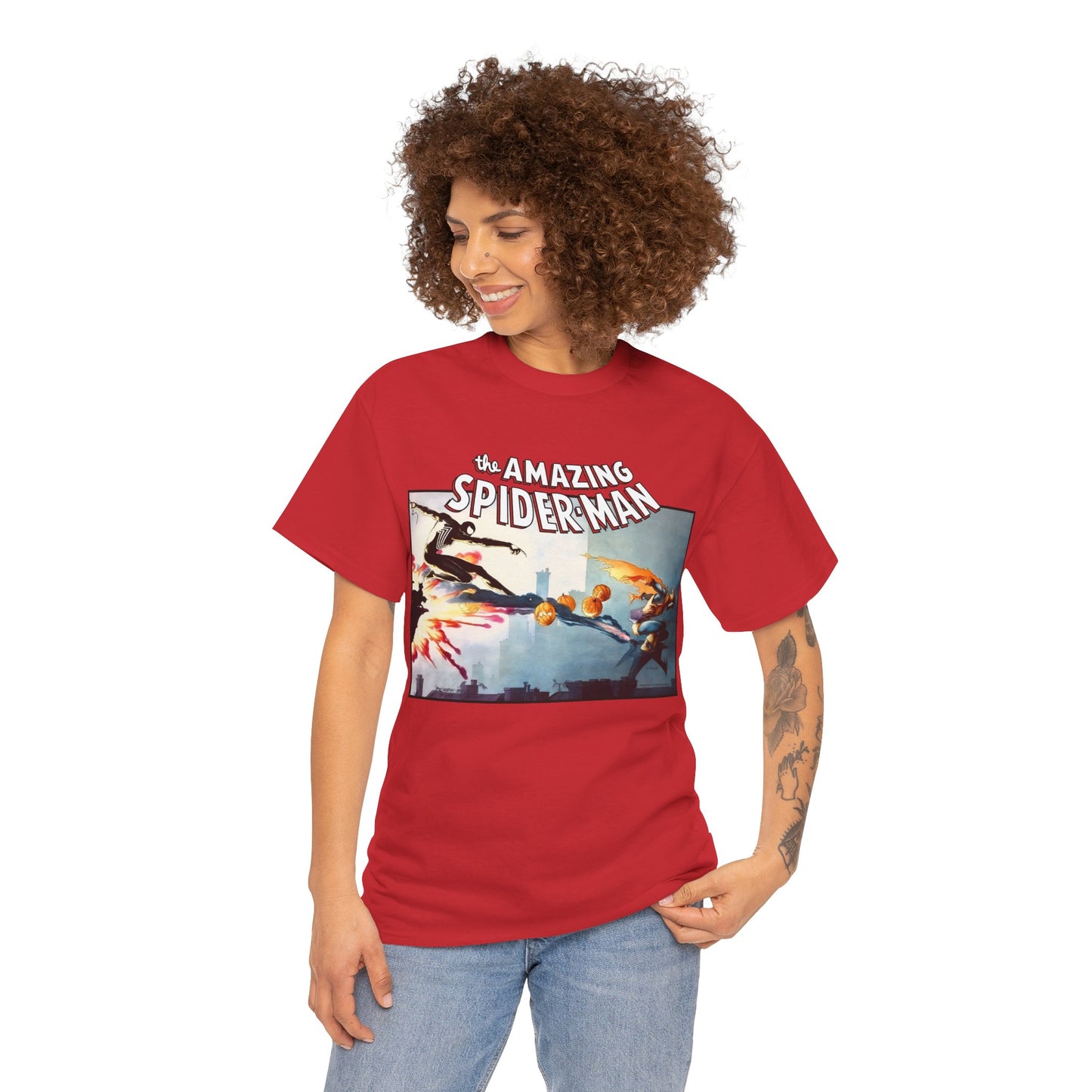Amazing-Spiderman T-Shirt - Charles Vess Art - Vs Hobgoblin - Peter Parker - Marvel Comics