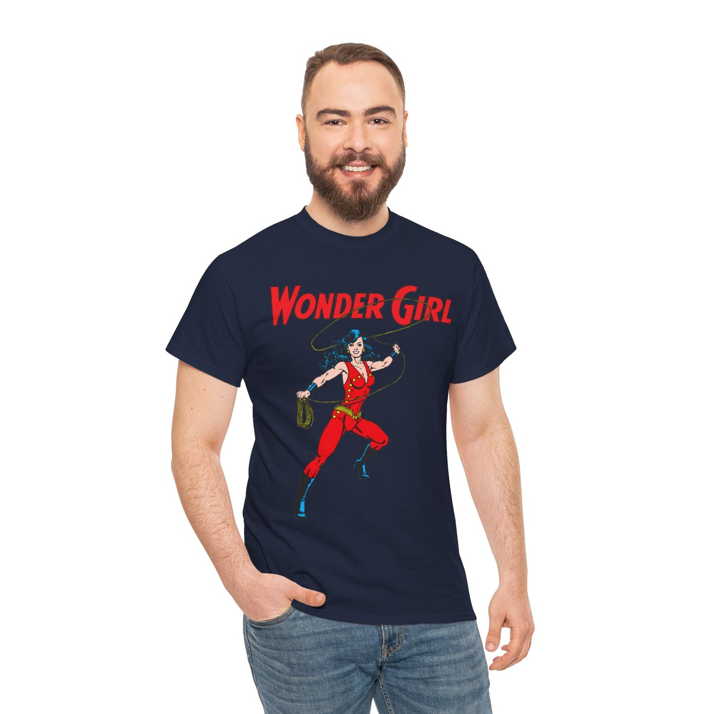 Wonder Girl T-Shirt - George Perez Art - New Teen Titans Member/Leader - Donna Troy, Sister of Wonder Woman - Troia - DC Comics