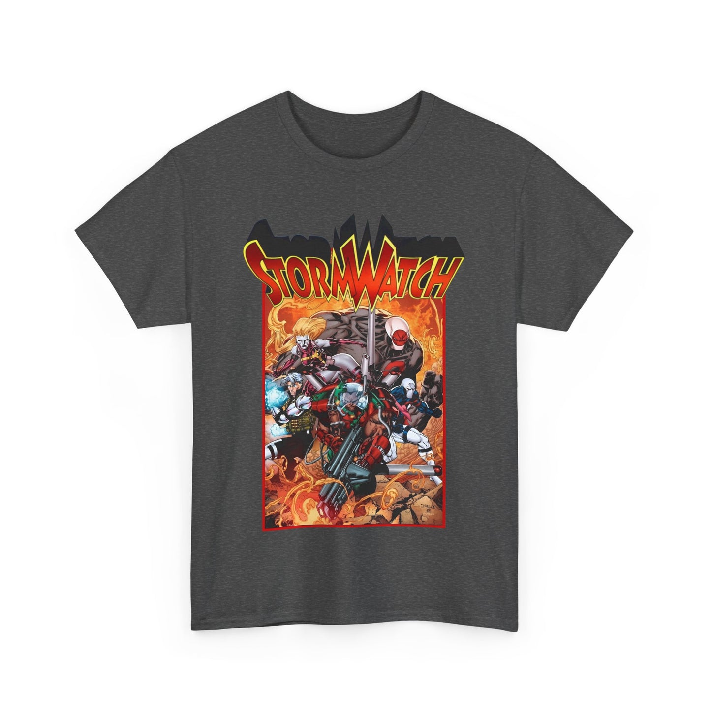 Stormwatch T-Shirt - Jim Lee Art - Battalion, Fuji, Hellstrike - Image/Wildstorm/DC Comics