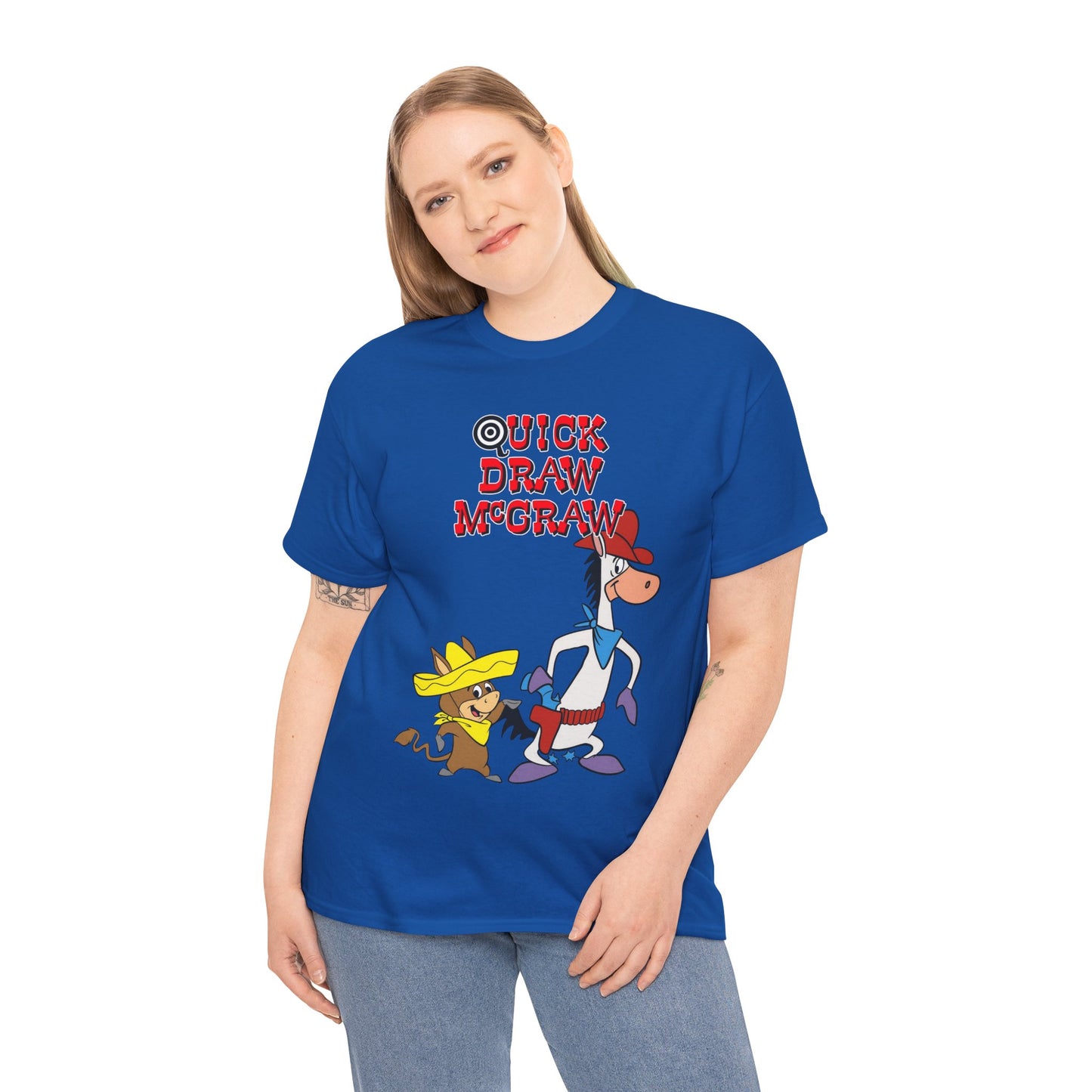 Quick Draw McGraw T-Shirt - Baba Looey - Hanna-Barbera Cartoon - Popular 1960s TV Animation