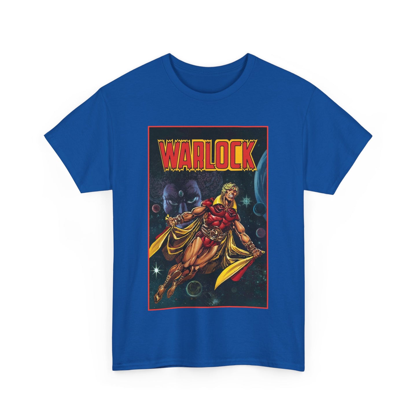 Warlock T-Shirt - Jim Starlin Art - Marvel Comics - Cosmic Superhero - The Enclave - Him
