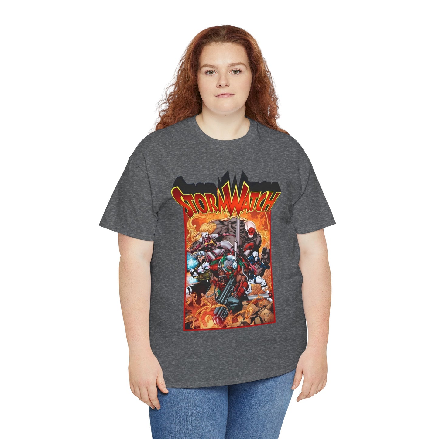 Stormwatch T-Shirt - Jim Lee Art - Battalion, Fuji, Hellstrike - Image/Wildstorm/DC Comics