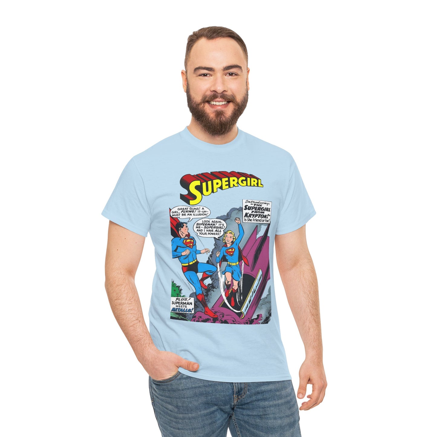Supergirl T-Shirt - Action Comics #252 - 1st Appearance of Supergirl Cover Art - Kara from Kandor - DC Comics