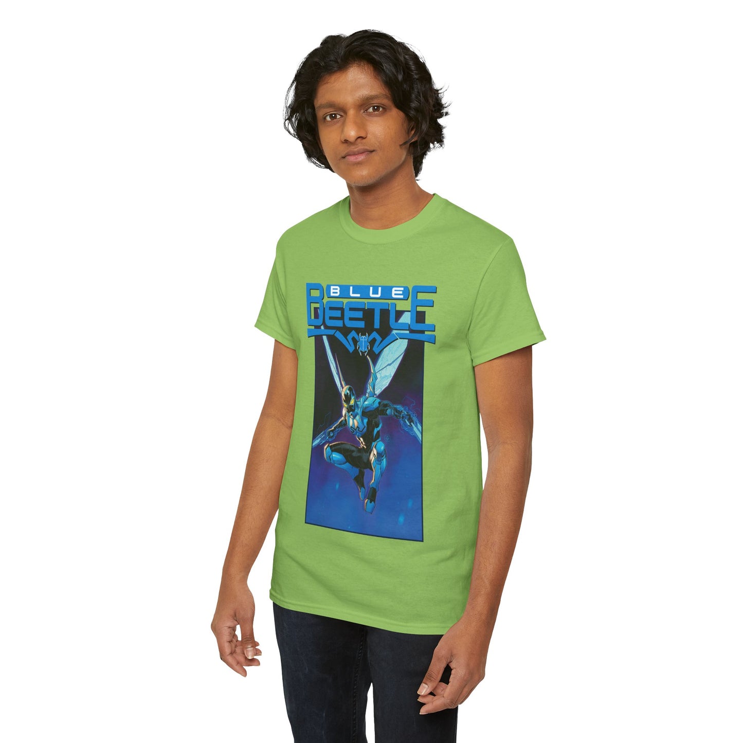 Blue Beetle T-Shirt - Dan Mora Art - DC Comics Character - Jaime Reyes