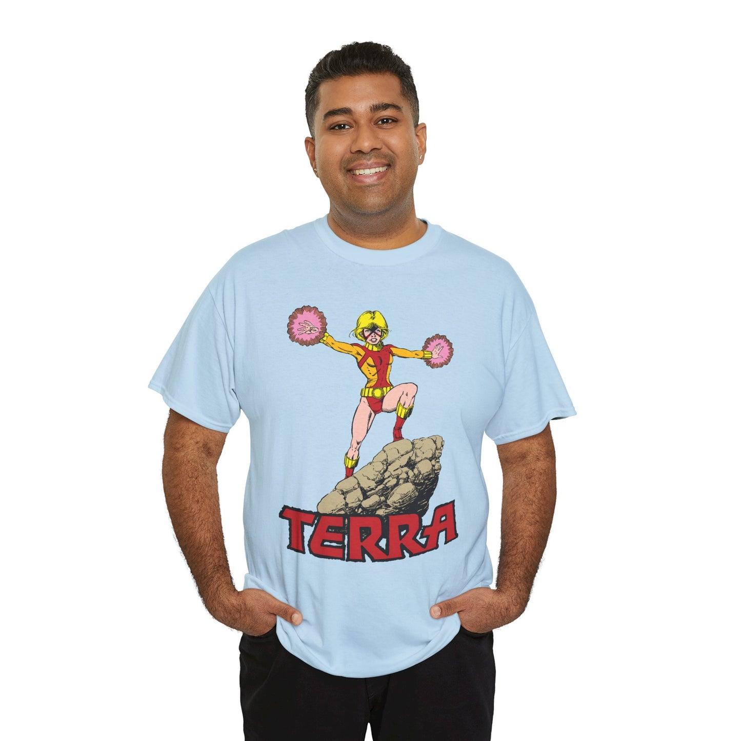 Terra T-Shirt - George Perez Art - - New Teen Titans & Traitor - Judas Contract - Tara Markov, Sister to Geo-Force - Deathstroke Ally - DC Comics