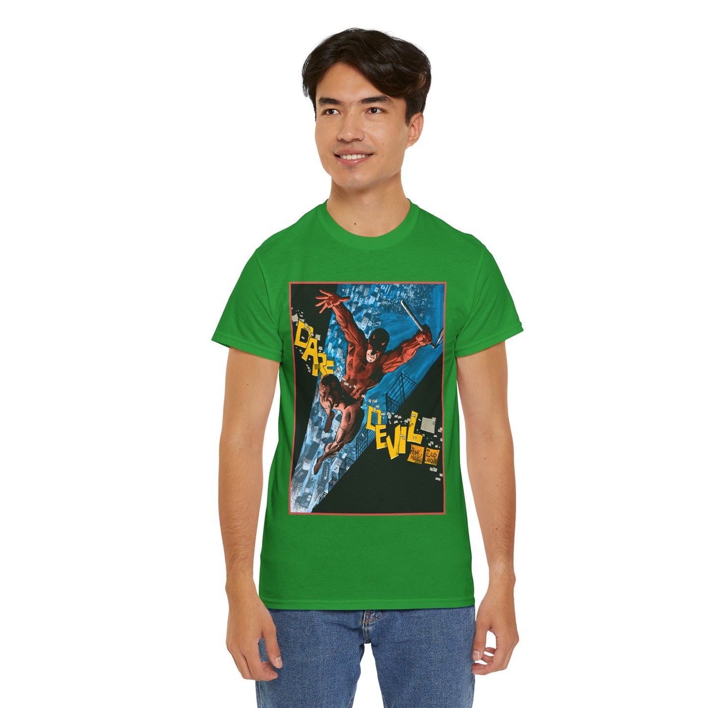 Daredevil T-Shirt - Frank Miller & Klaus Janson Art - The Man With No Fear - Hell's Kitchen - Marvel Comics