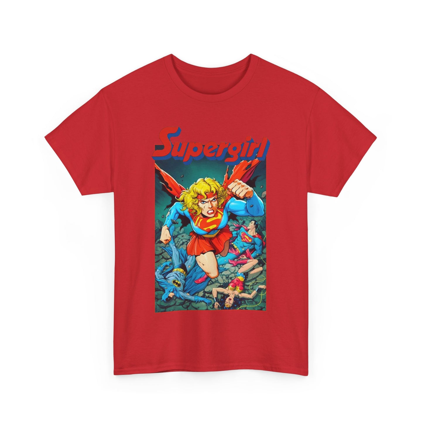 Supergirl T-Shirt - Tom Grummett Art - Crisis on Infinite Earths - Classic DC Comics Series - Death of Supergirl