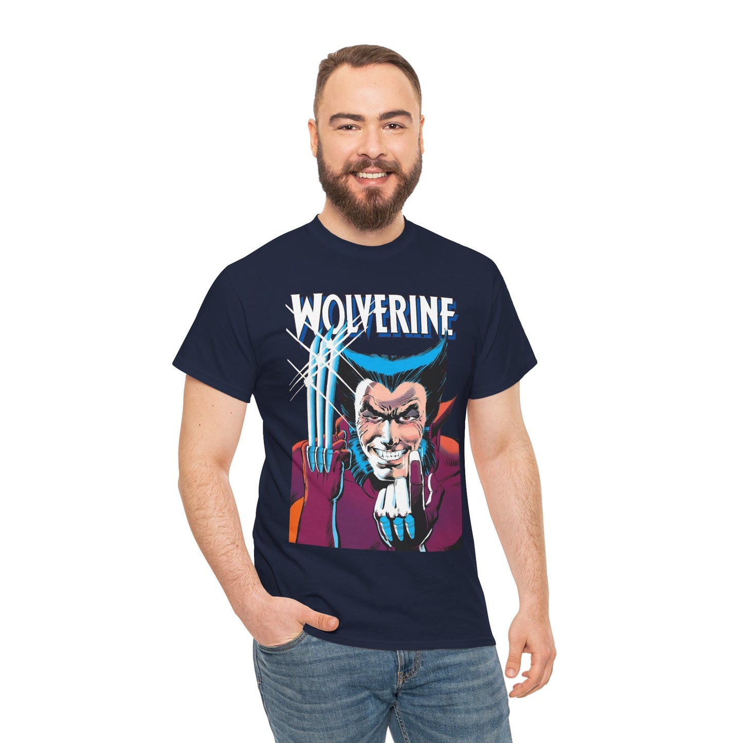 Wolverine T-Shirt - Frank Miller 1982 Cover Art - Marvel Comics - X-Men Member, Logan - Classic Mini-Series