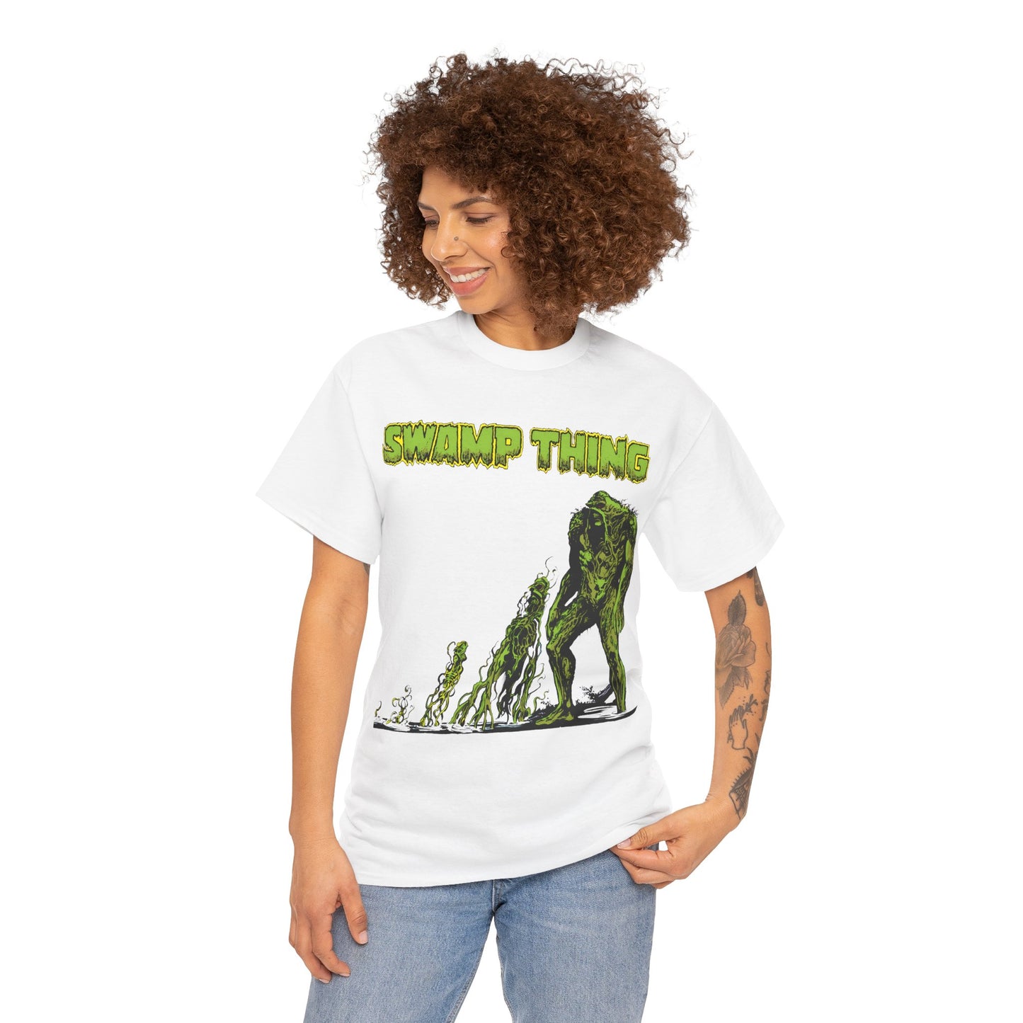 Swamp Thing T-Shirt - Stephen Bissette & John Totleben - Alec Holland - Avatar of the Green - DC Comics, Vertigo Comics