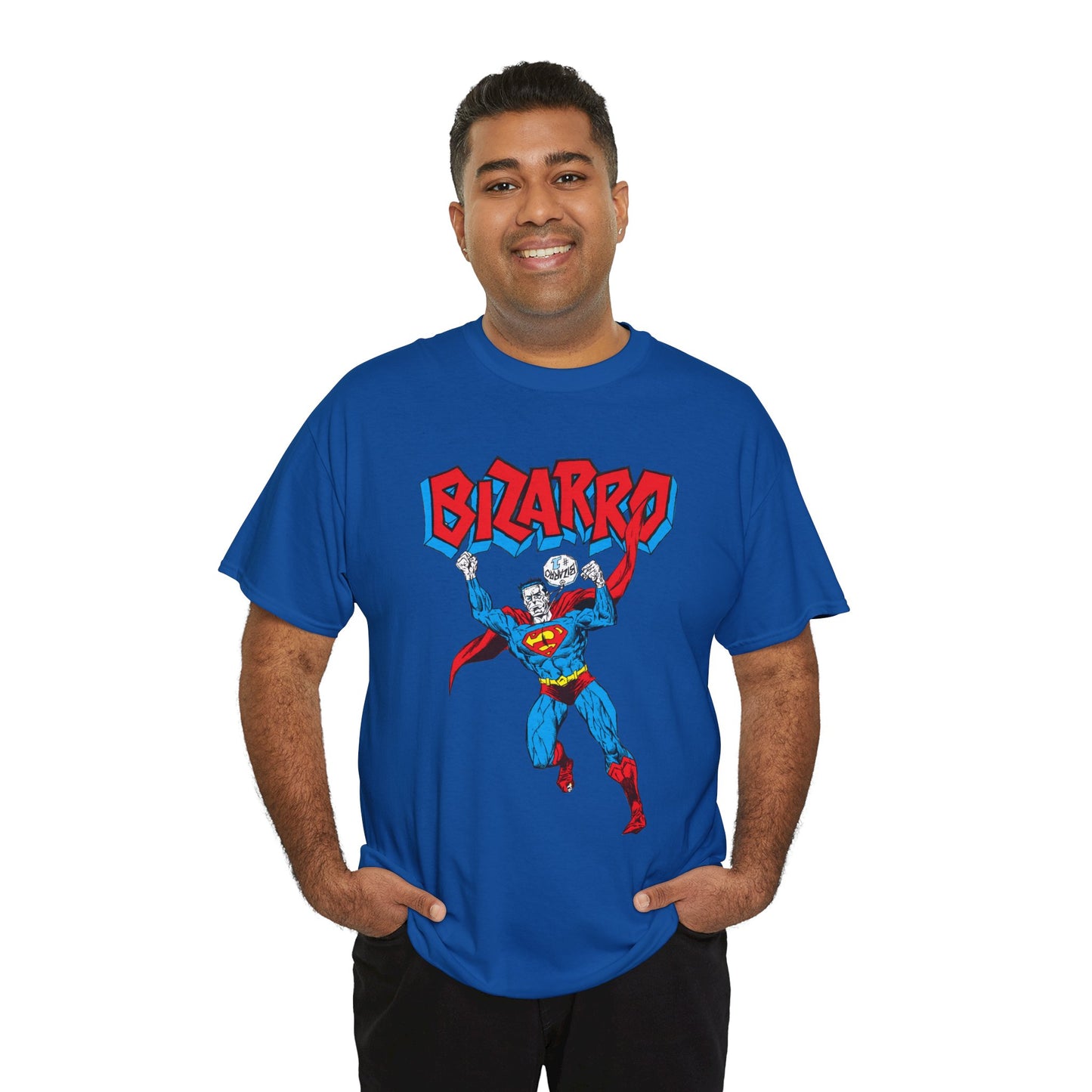 Bizarro T-Shirt - Superman Villain - DC Comics - Bizarro World - Who's Who Art - Silver Age Favourite