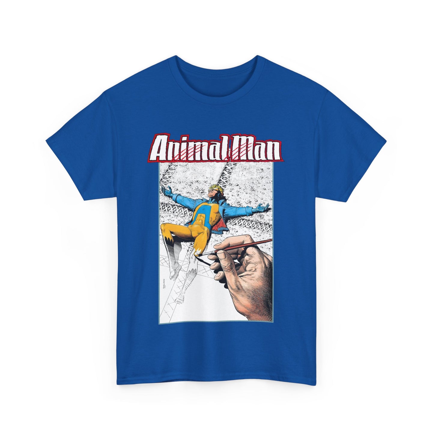 Animal Man T-Shirt - Brian Bolland Art - Buddy Baker - DC Comics, Vertigo Comics 1980s Series - Grant Morrison Stories