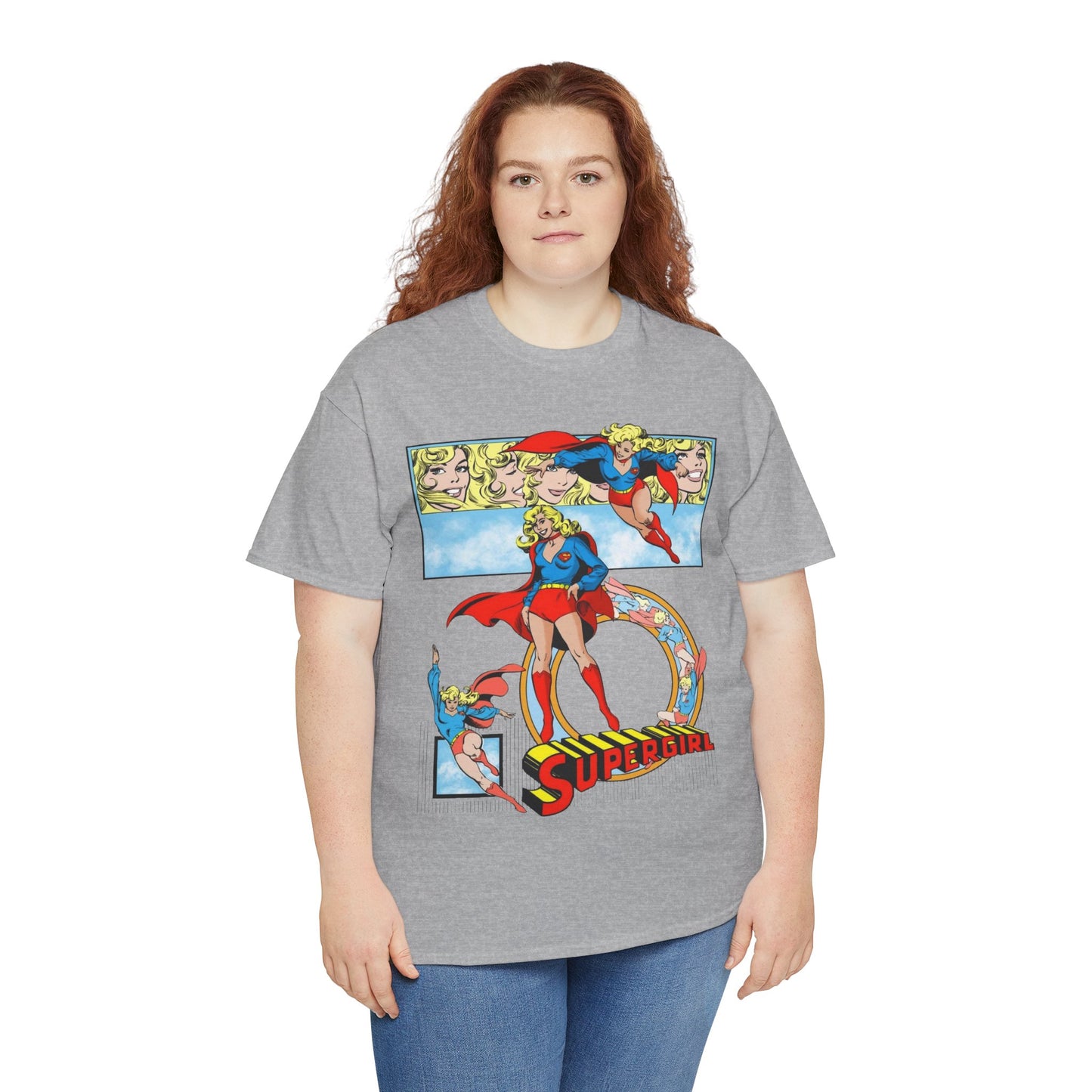 Supergirl T-Shirt - Krypton, Superman, Kara, Kandor - DC Comics - 1980s Art - Style Guide - Superman's Cousin