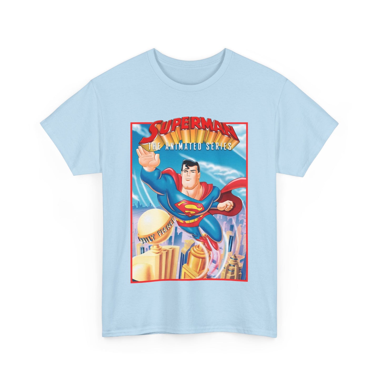 Superman The Animated Series T-Shirt - DC Comics - WB Cartoon 1990s - Metropolis - Man of Steel - Daily Planet
