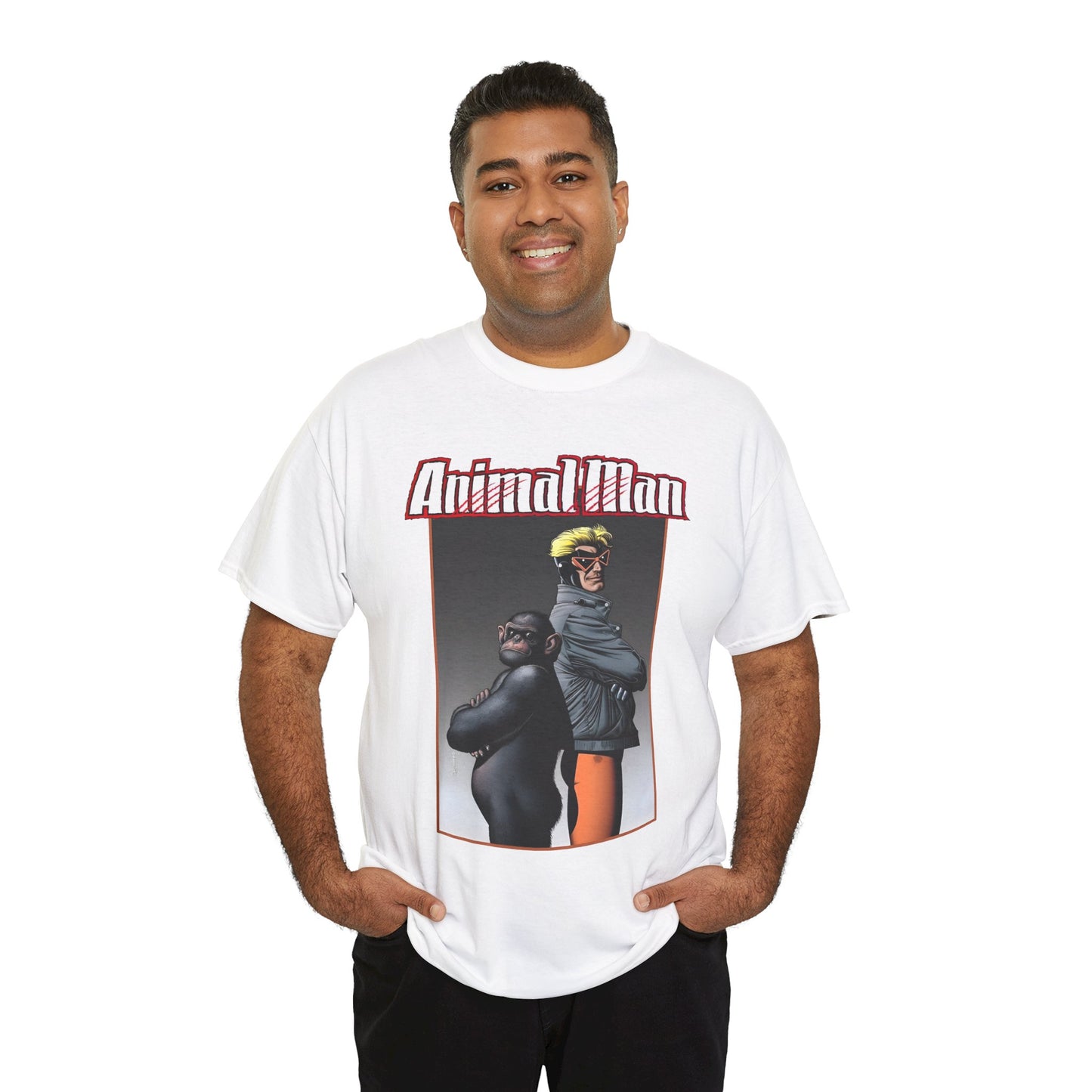 Animal Man T-Shirt - Brian Bolland Art - Buddy Baker - Grant Morrison Series - Vertigo Comics/DC Comics