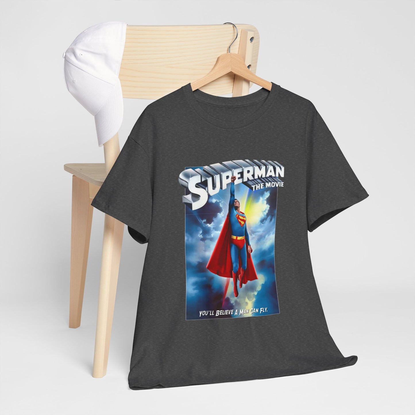 Superman The Movie T-Shirt - DC Comics - Man of Steel - Christopher Reeve 1978