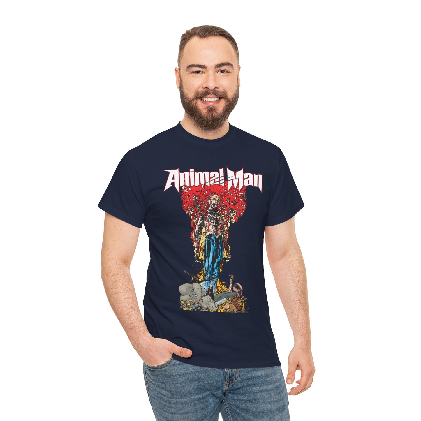 Animal Man T-Shirt - Travel Foreman Art - Buddy Baker - New 52 - DC Comics
