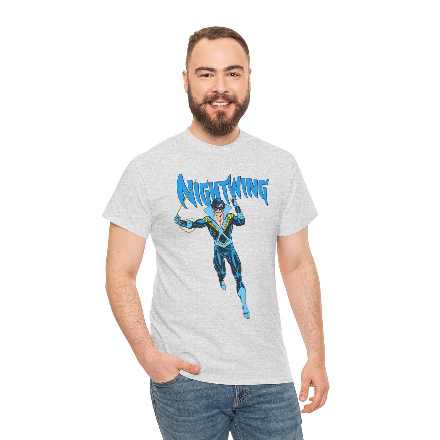 Nightwing T-Shirt - George Perez Art - New Teen Titans, Dick Grayson - DC Comics - Batman's Former Sidekick, Titans Leader