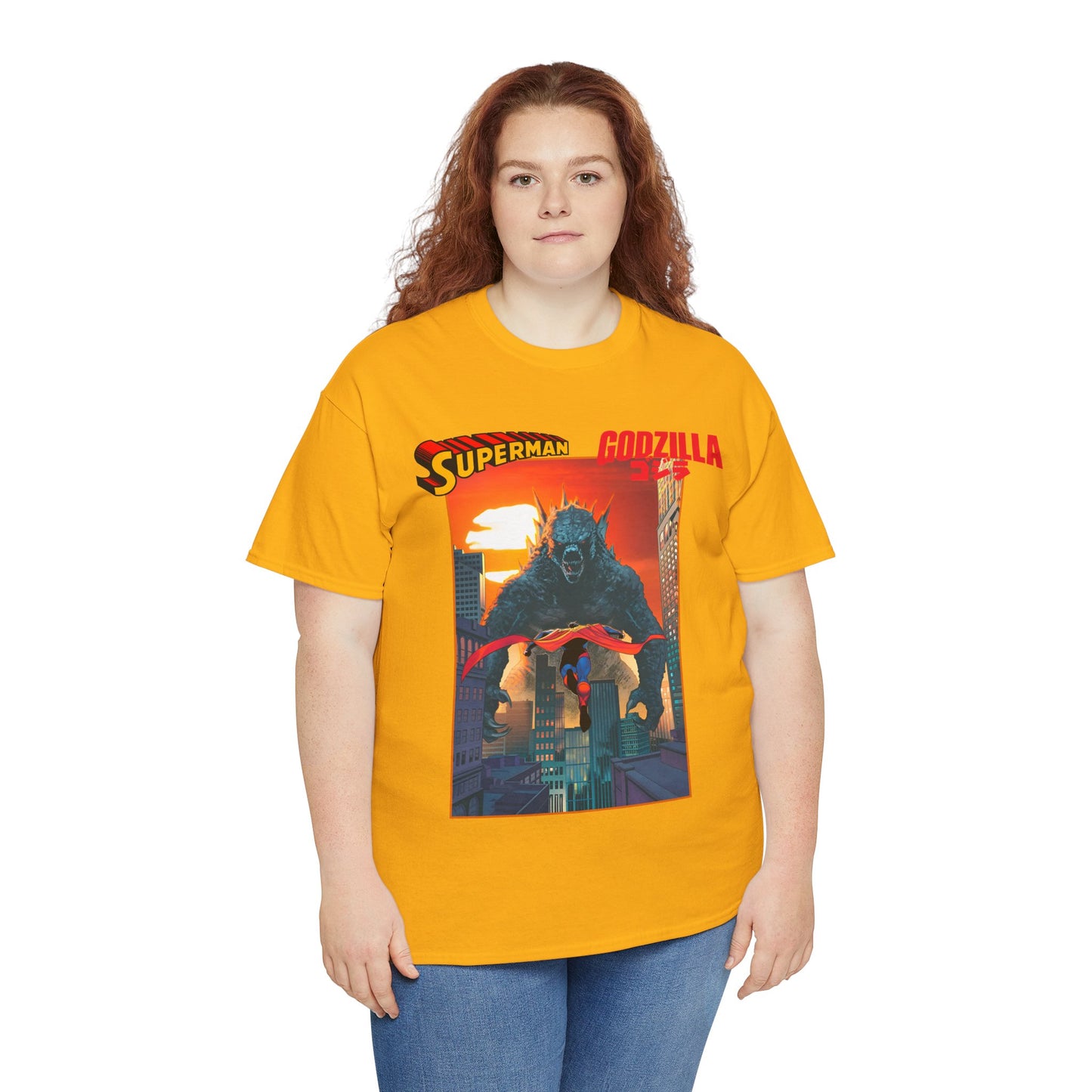 Superman Vs Godzilla T-Shirt - DC Comics - Man of Steel Vs the King of the Monsters