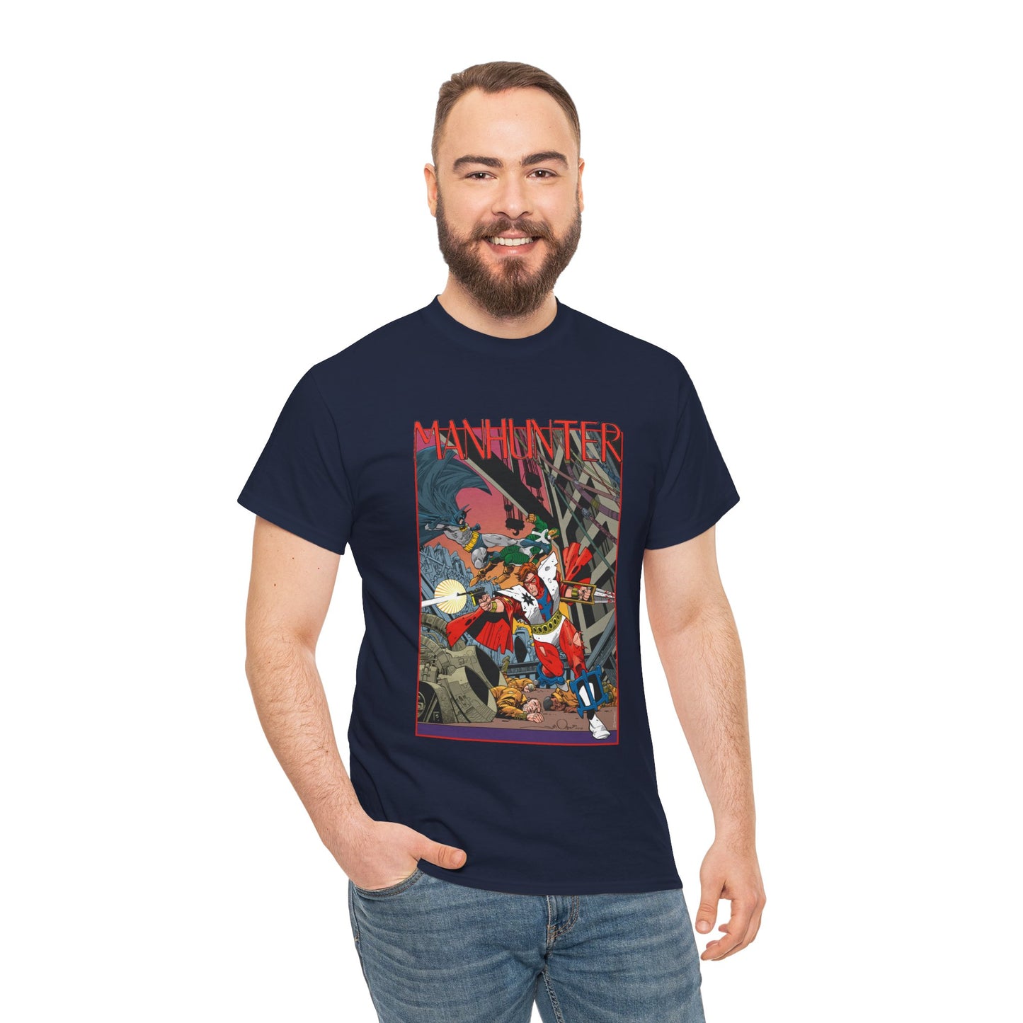 Manhunter T-Shirt - Walt Simonson Art - Paul Kirk - Batman, Detective Comics Back-Up Story - Against The Council