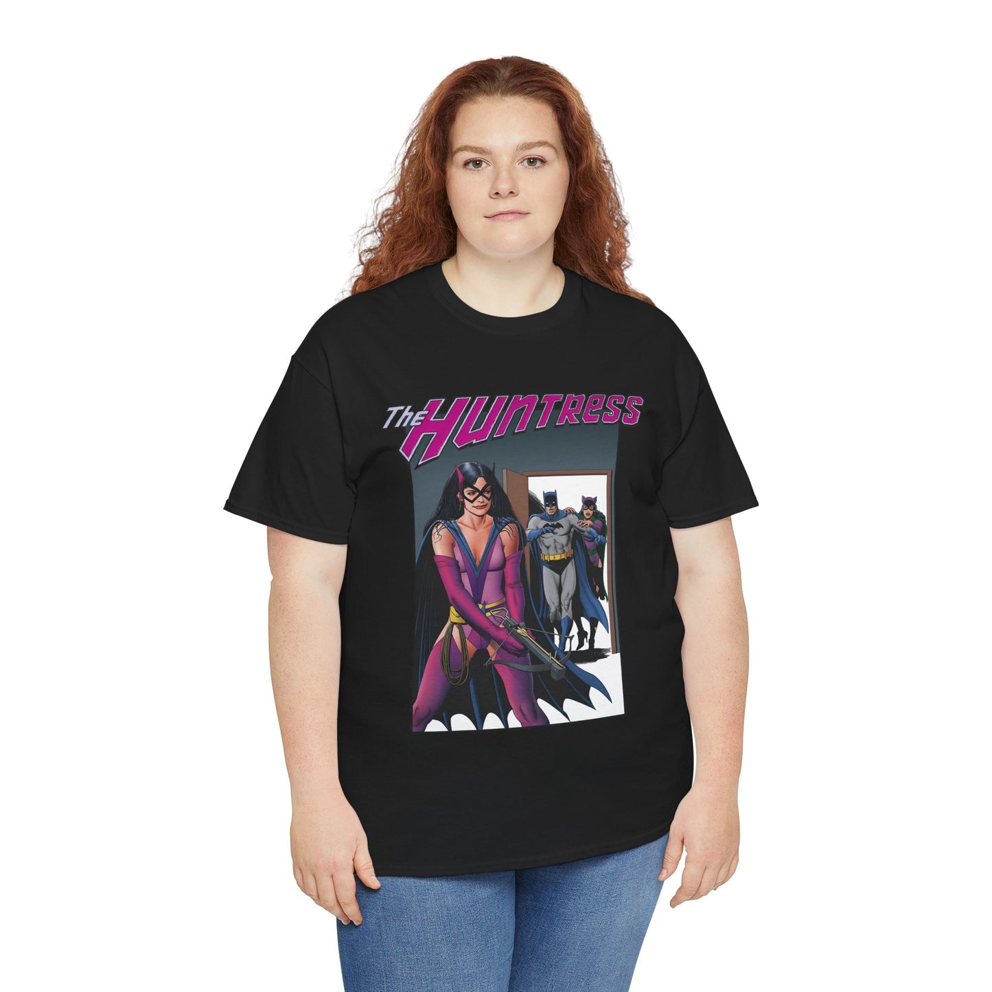 Huntress Shirt - Brian Bolland Art - Helena Wayne, Batman and Catwoman's Daughter - JSA Member, Earth 2 - DC Comics