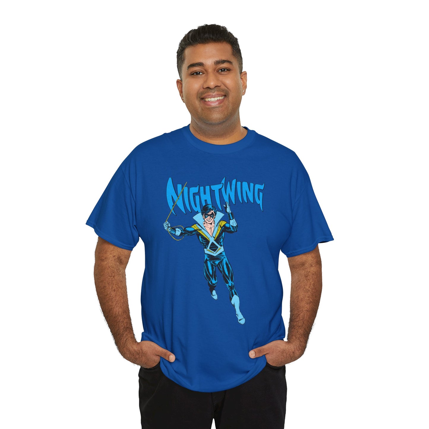Nightwing T-Shirt - George Perez Art - New Teen Titans, Dick Grayson - DC Comics - Batman's Former Sidekick, Titans Leader