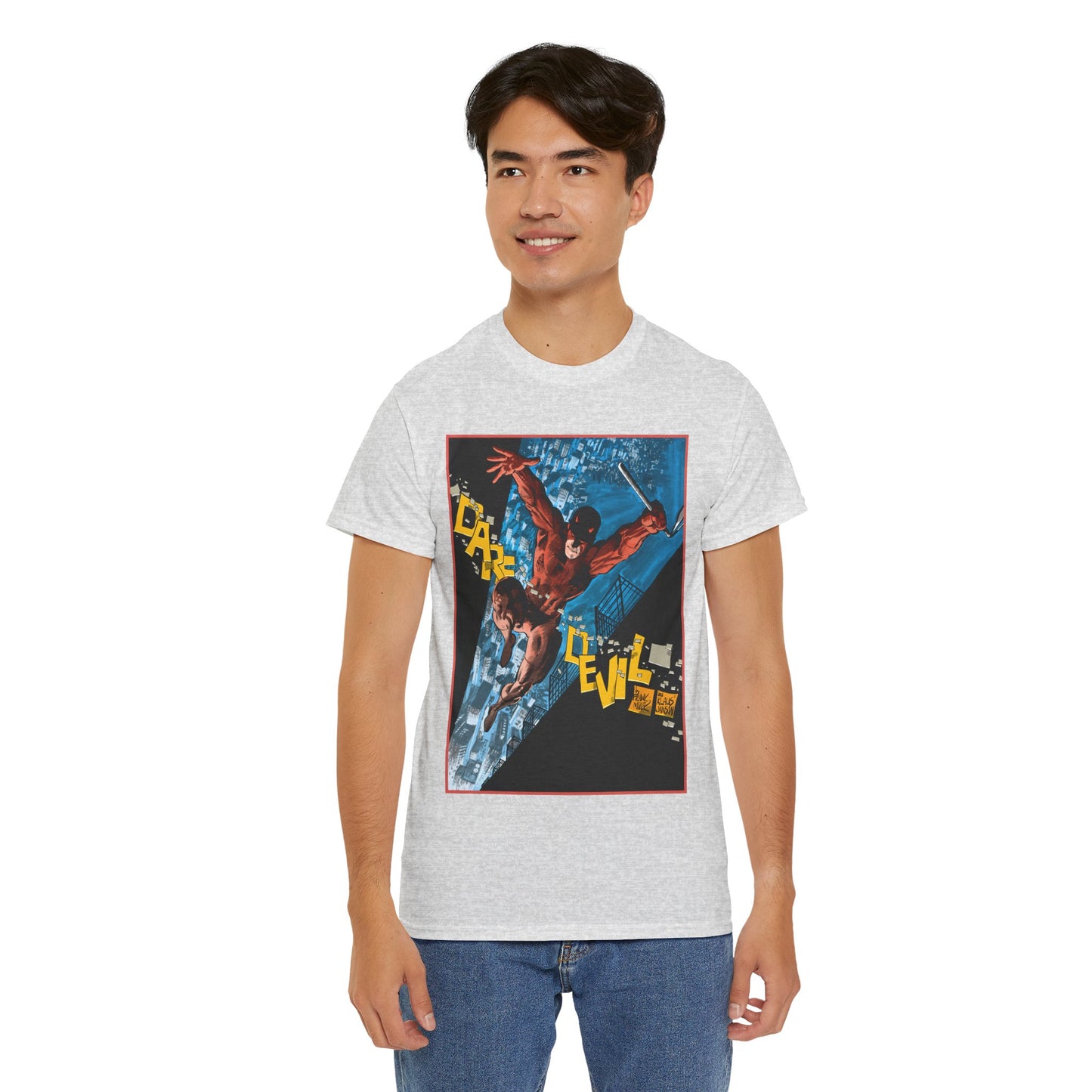 Daredevil T-Shirt - Frank Miller & Klaus Janson Art - The Man With No Fear - Hell's Kitchen - Marvel Comics