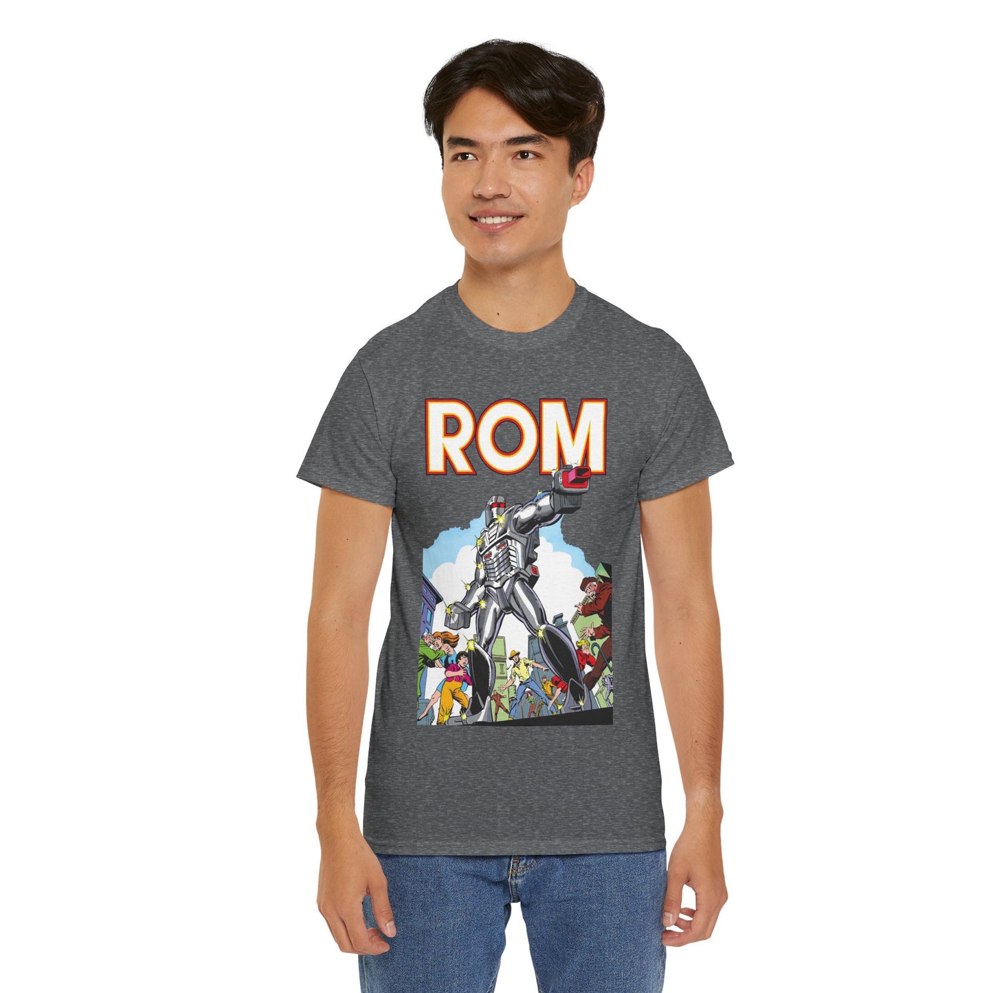 Rom: Spaceknight T-Shirt - Marvel Comics Art- Retro Character - Dire Wraiths