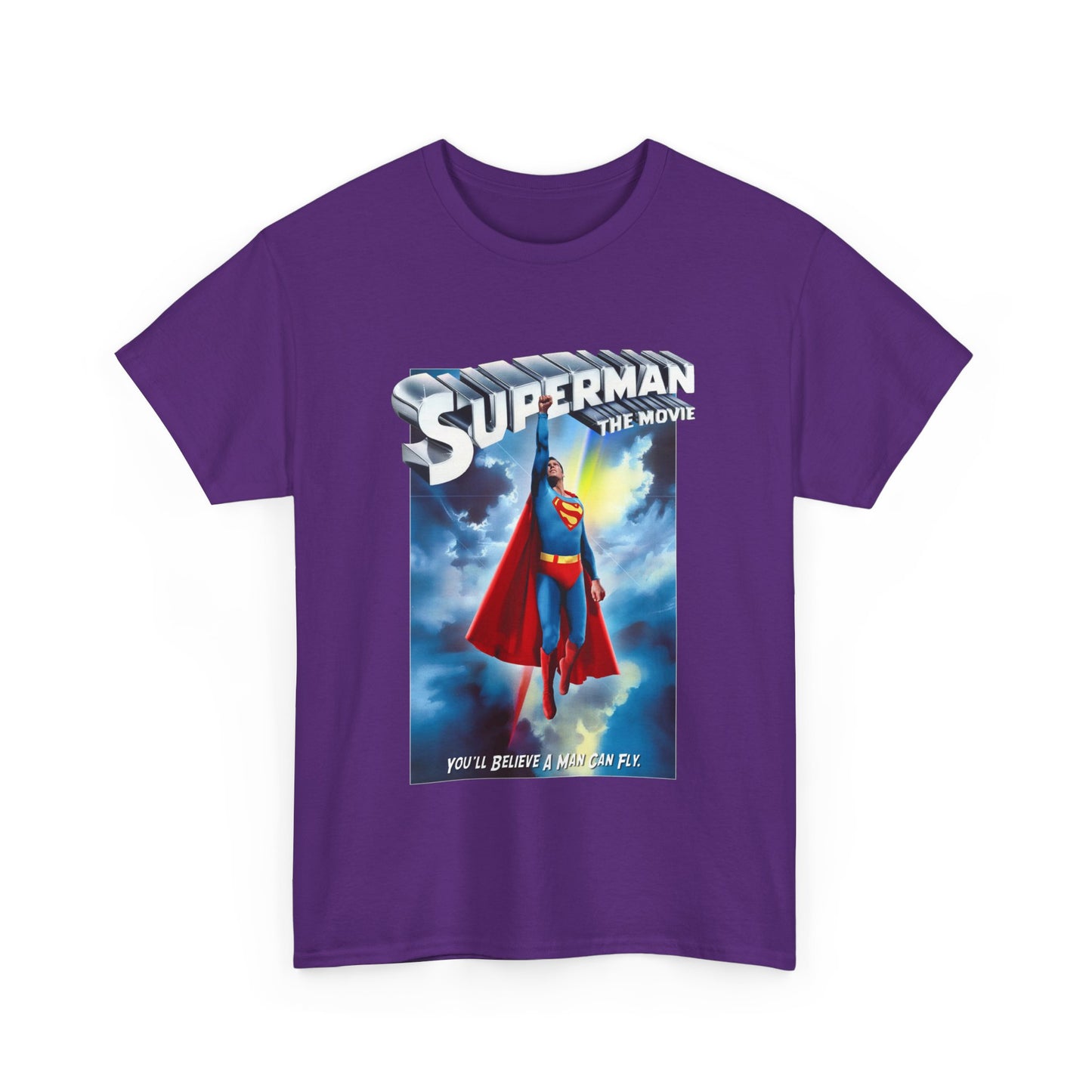 Superman The Movie T-Shirt - DC Comics - Man of Steel - Christopher Reeve 1978