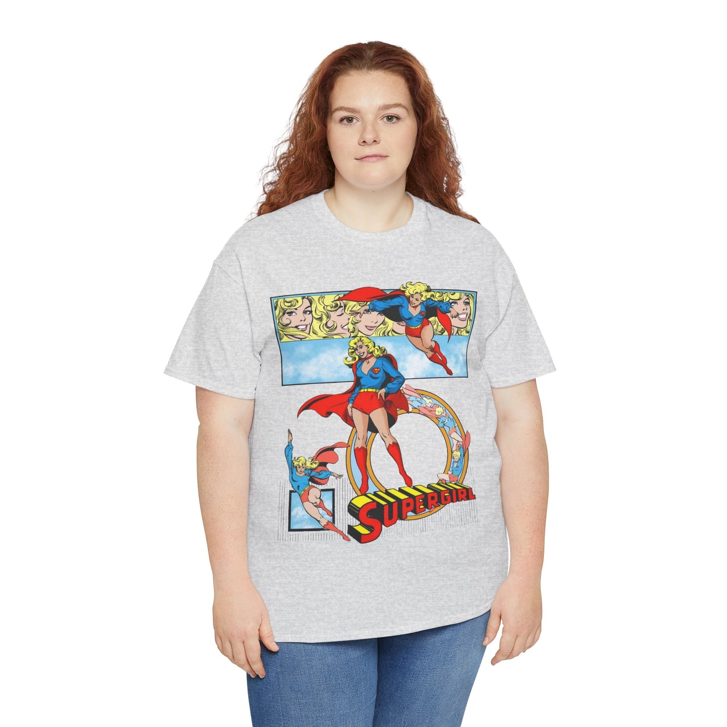 Supergirl T-Shirt - Krypton, Superman, Kara, Kandor - DC Comics - 1980s Art - Style Guide - Superman's Cousin