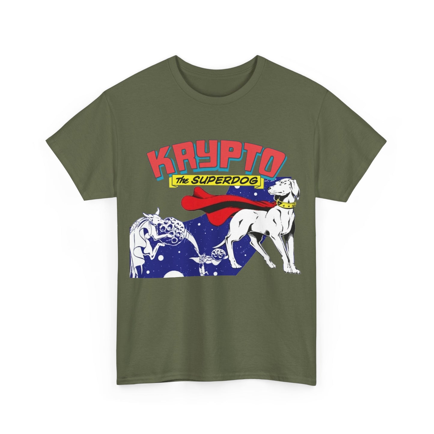 Krypto T-Shirt - James Gunn Superman Movie 2025 - Superman's Beloved Pet -Super Dog from Krypton - Stays at the Fortress of Solitude - DC Comics