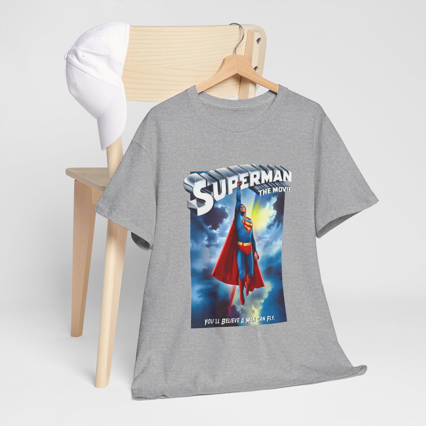 Superman The Movie T-Shirt - DC Comics - Man of Steel - Christopher Reeve 1978