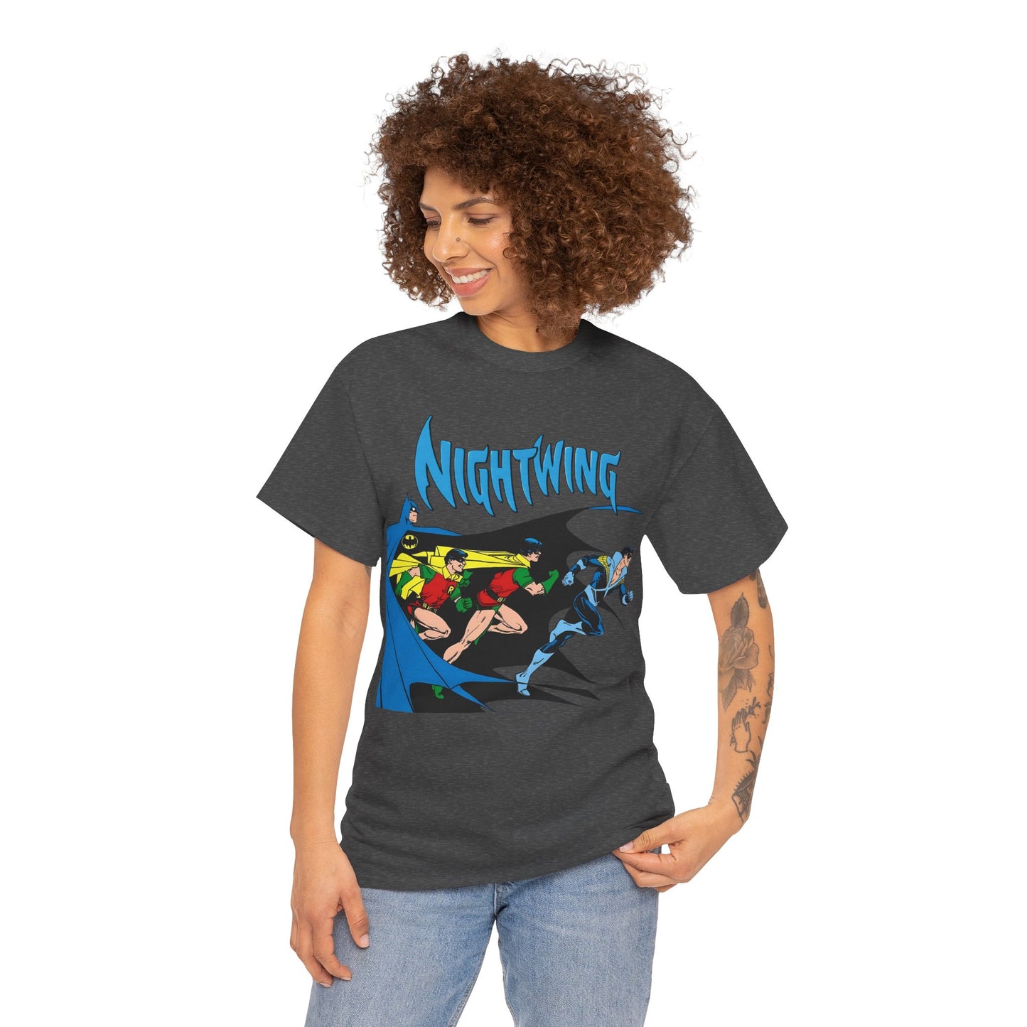 Nightwing T-Shirt - George Perez Art - Batman, Bruce Wayne, Robin, Dick Grayson - New Teen Titans Leader - DC Comics