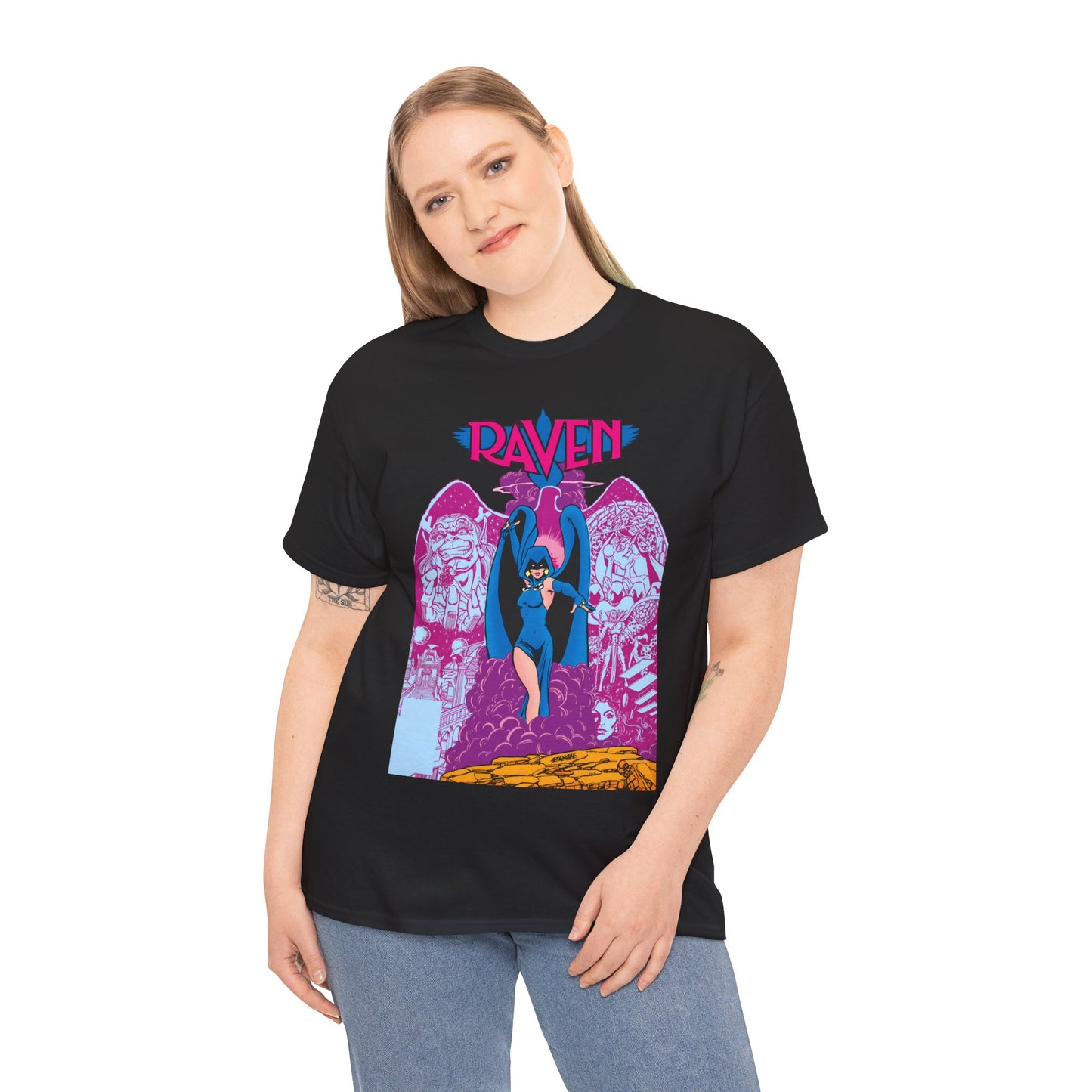 Raven T-Shirt - George Perez Art - New Teen Titans - Trigon, Azarath - DC Comics