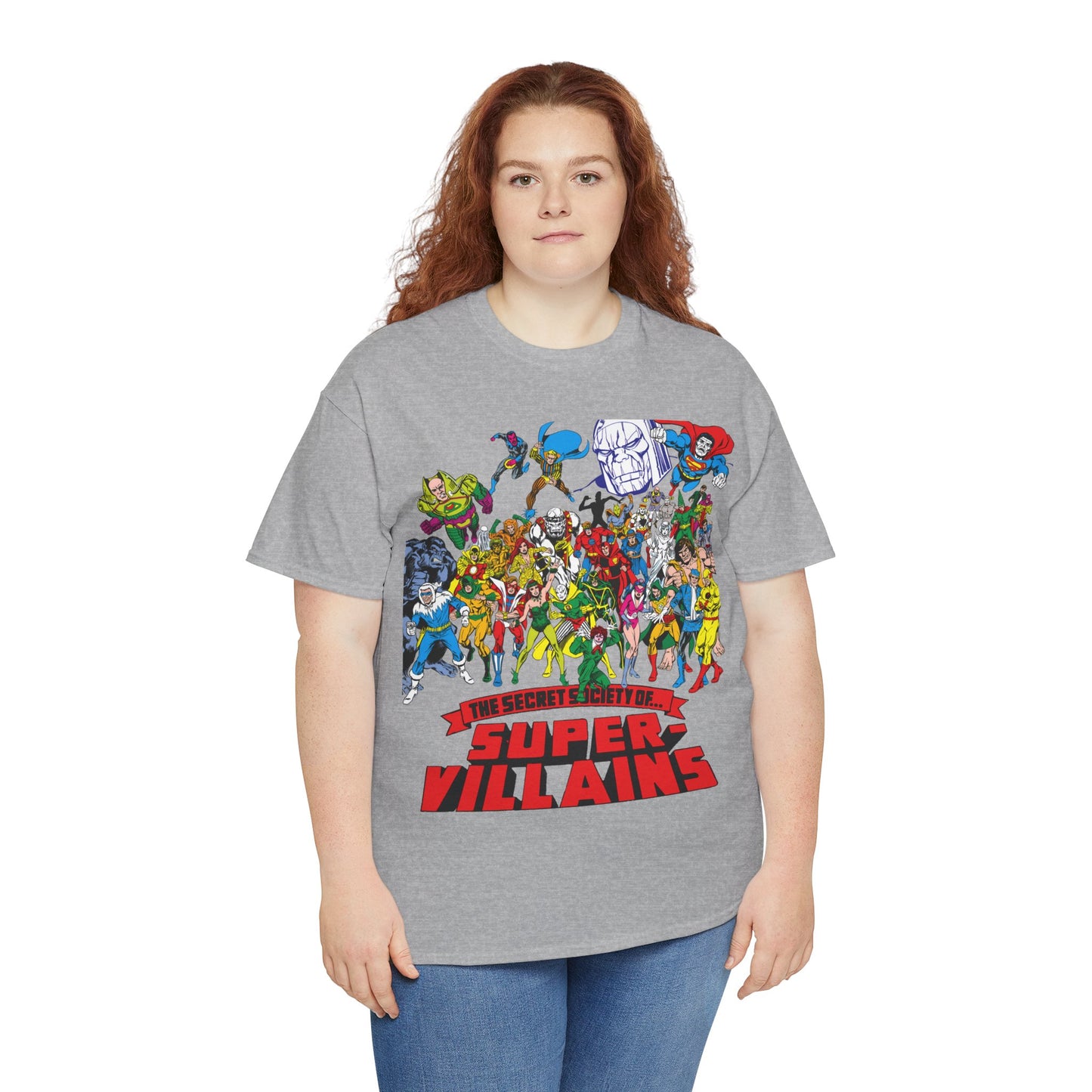 Secret Society of Super-Villains T-Shirt - DC Comics - SSOSV - Luthor, Grodd, Darkseid, Sinestro, Poison Ivy, Mirror Master
