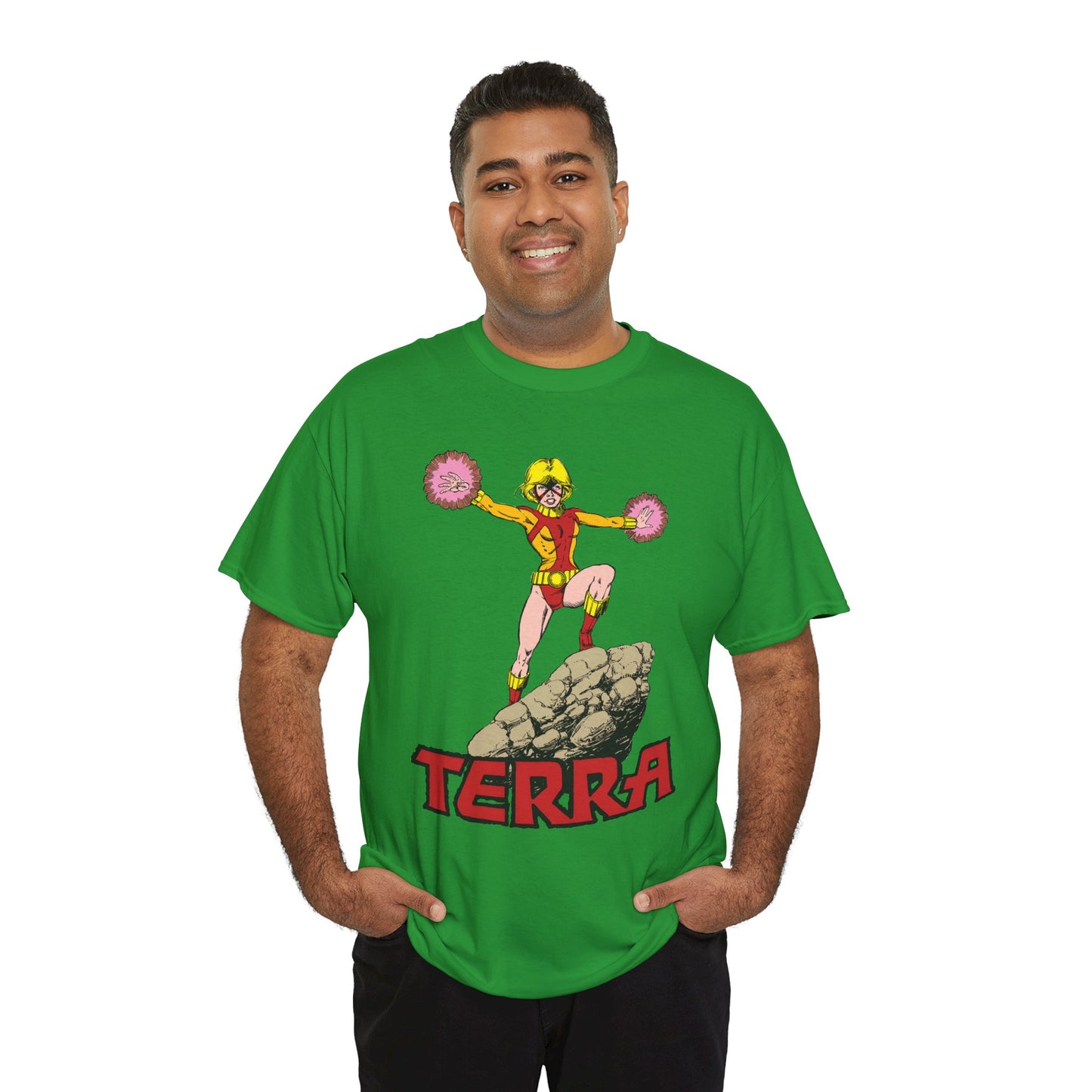 Terra T-Shirt - George Perez Art - - New Teen Titans & Traitor - Judas Contract - Tara Markov, Sister to Geo-Force - Deathstroke Ally - DC Comics