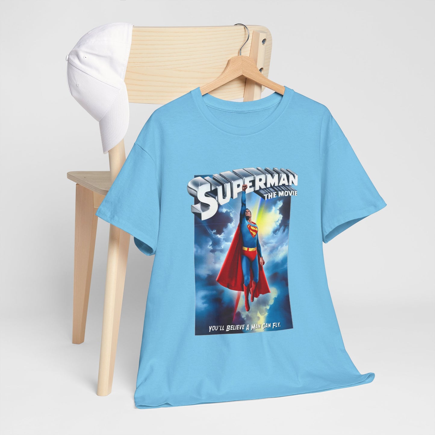 Superman The Movie T-Shirt - DC Comics - Man of Steel - Christopher Reeve 1978