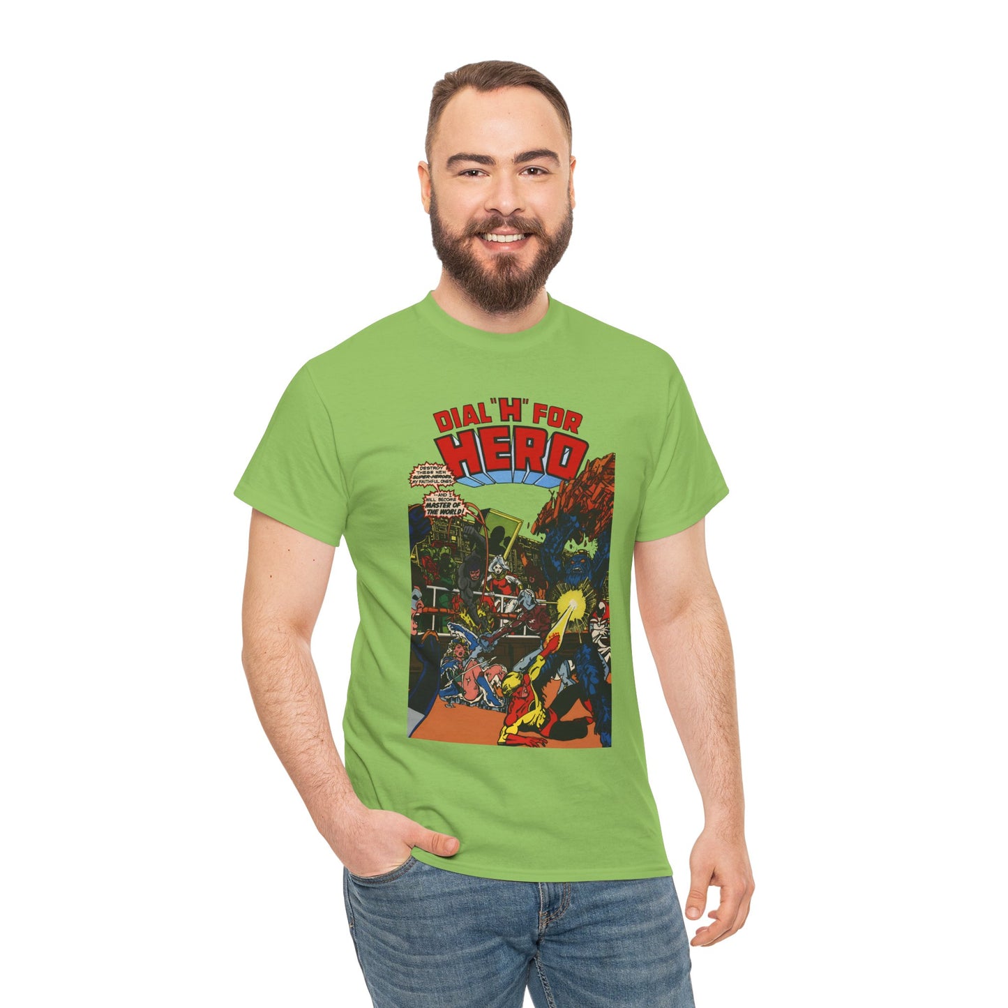 Dial "H" For Hero T-Shirt - George Perez Art - Chris King and Vicki Grant - Adventure Comics Series - DC Comics