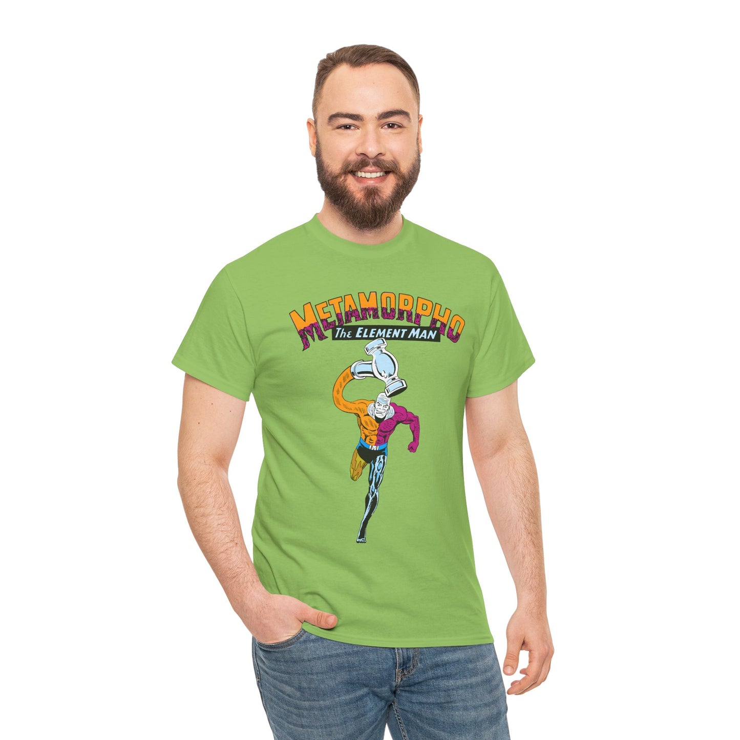 Metamorpho T-Shirt - Jim Aparo Art - DC Comics - Outsiders Team Member - New Superman Movie