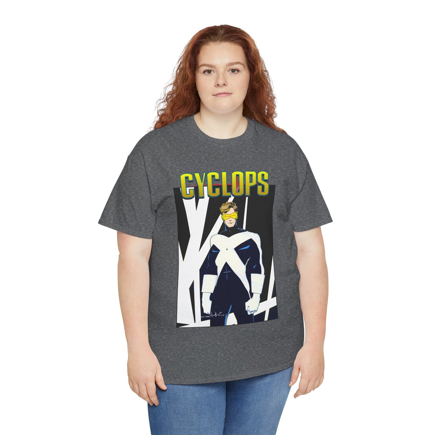 Cyclops T-Shirt - Walt Simonson Art - X-Men, X-Factor Member & Leader - Scott Summers - Marvel Comics