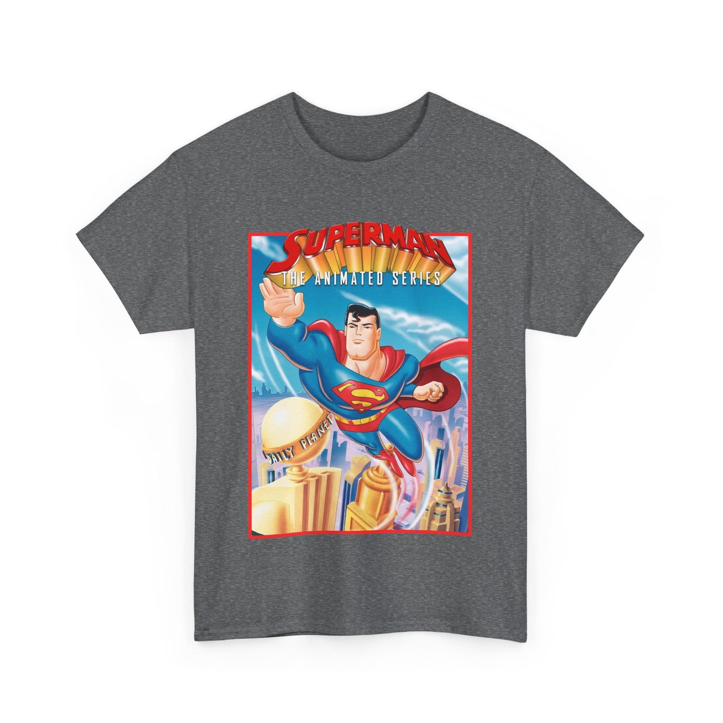 Superman The Animated Series T-Shirt - DC Comics - WB Cartoon 1990s - Metropolis - Man of Steel - Daily Planet