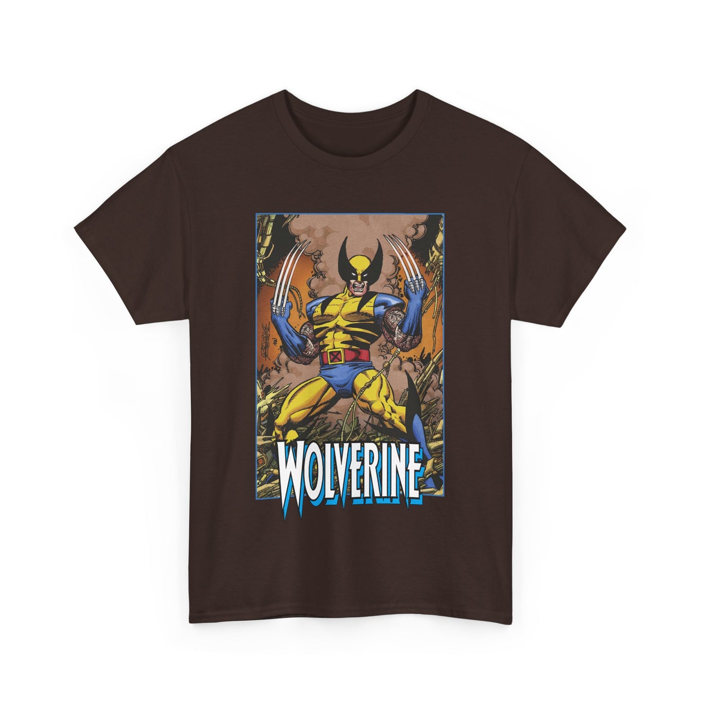 Wolverine T-Shirt - George Perez Art - Uncanny X-Men Member/Leader - Marvel Comics - Logan - Mutant Pride