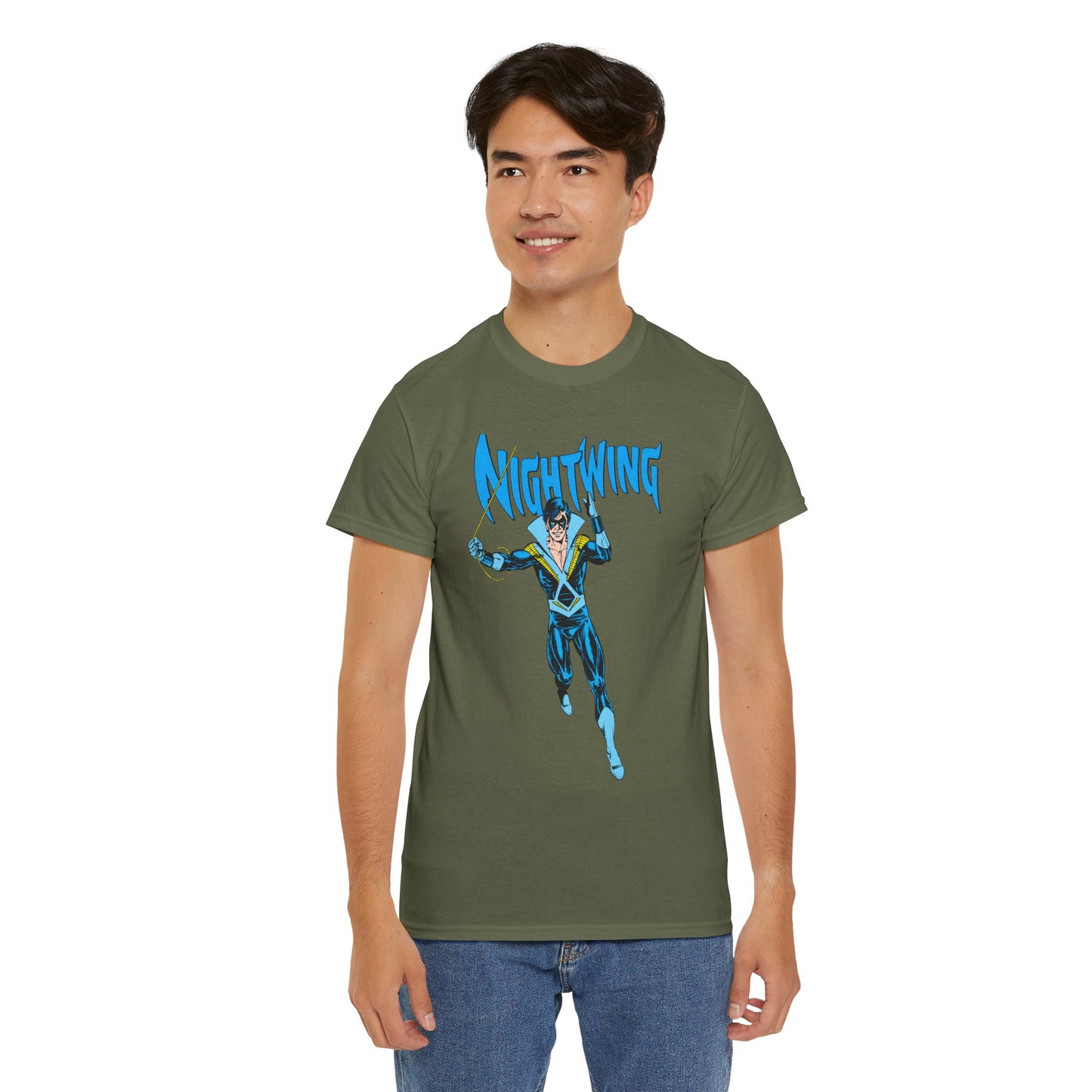 Nightwing T-Shirt - George Perez Art - New Teen Titans, Dick Grayson - DC Comics - Batman's Former Sidekick, Titans Leader