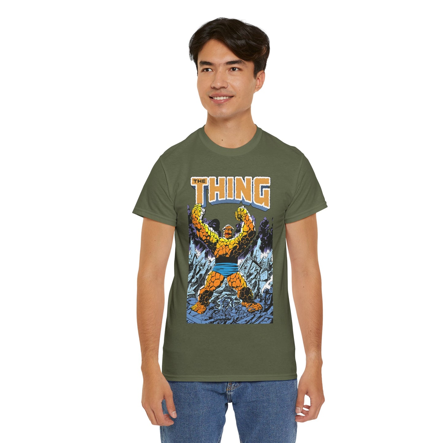 The Thing T-Shirt - John Byrne Art - Fantastic Four - Marvel Comics - Ben Grimm