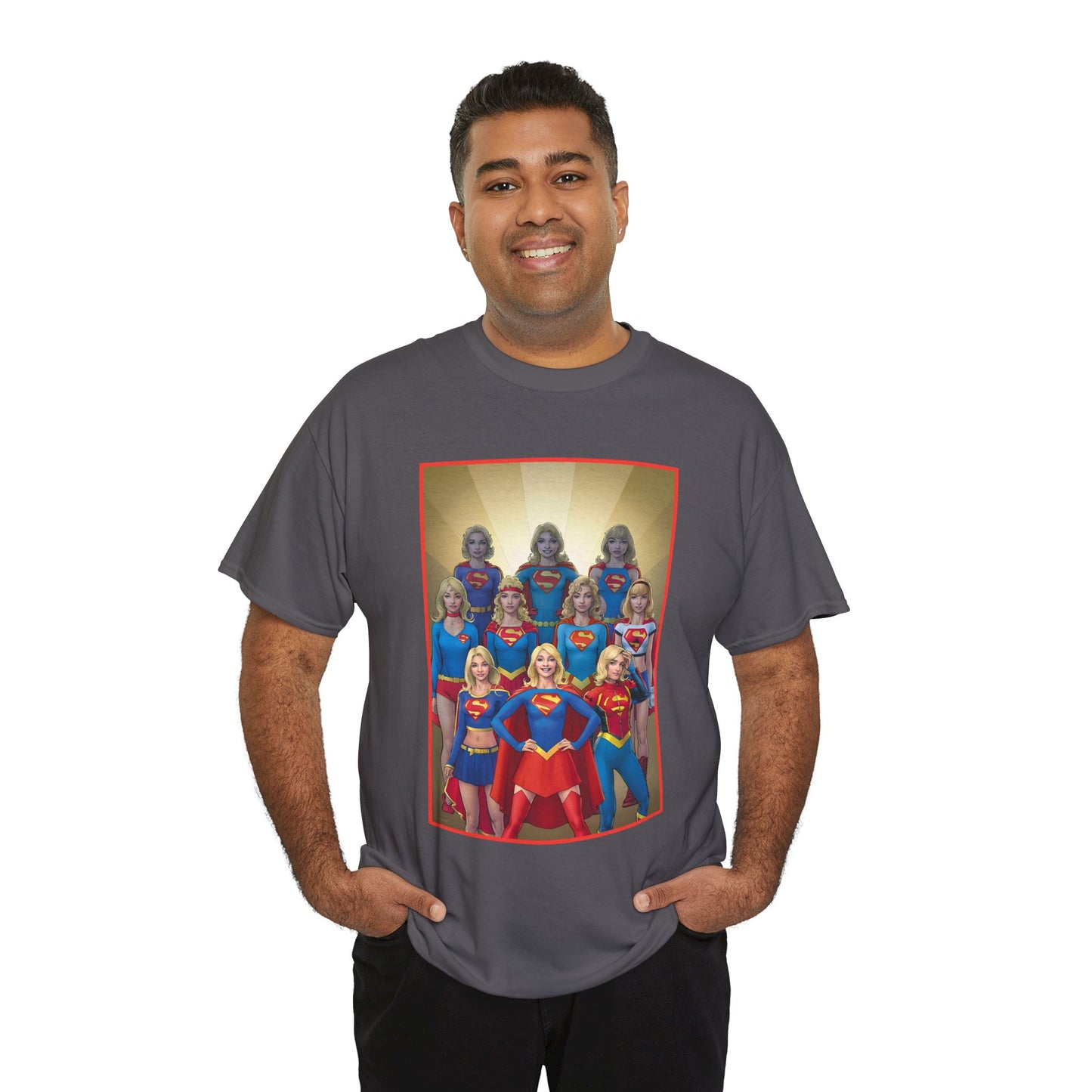 Supergirl Through the Ages T-Shirt - Nicola Scott Art - Kara from Kandor, Superman's Cousin, Linda Danvers - Survivor from Krypton - DC Comics