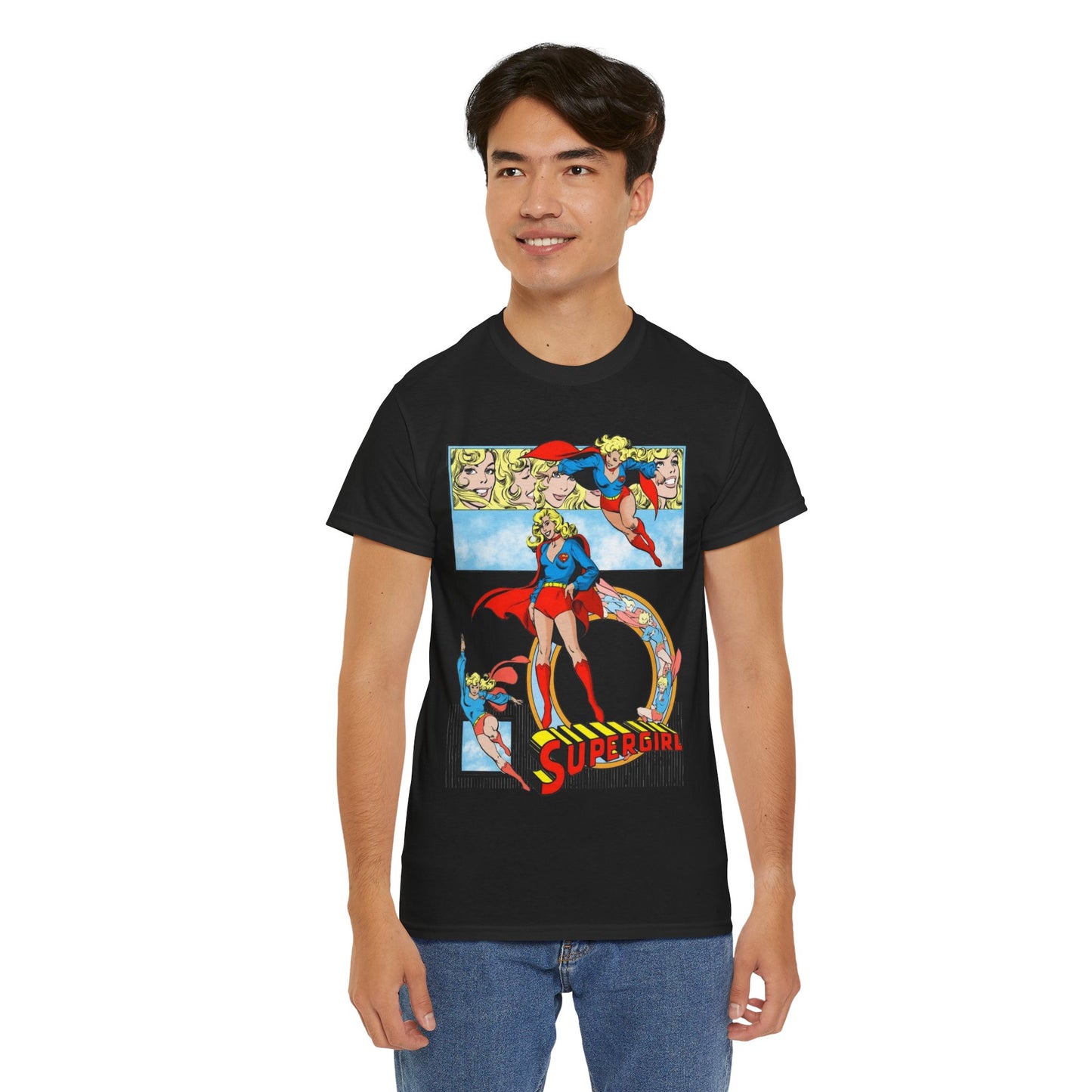 Supergirl T-Shirt - Krypton, Superman, Kara, Kandor - DC Comics - 1980s Art - Style Guide - Superman's Cousin