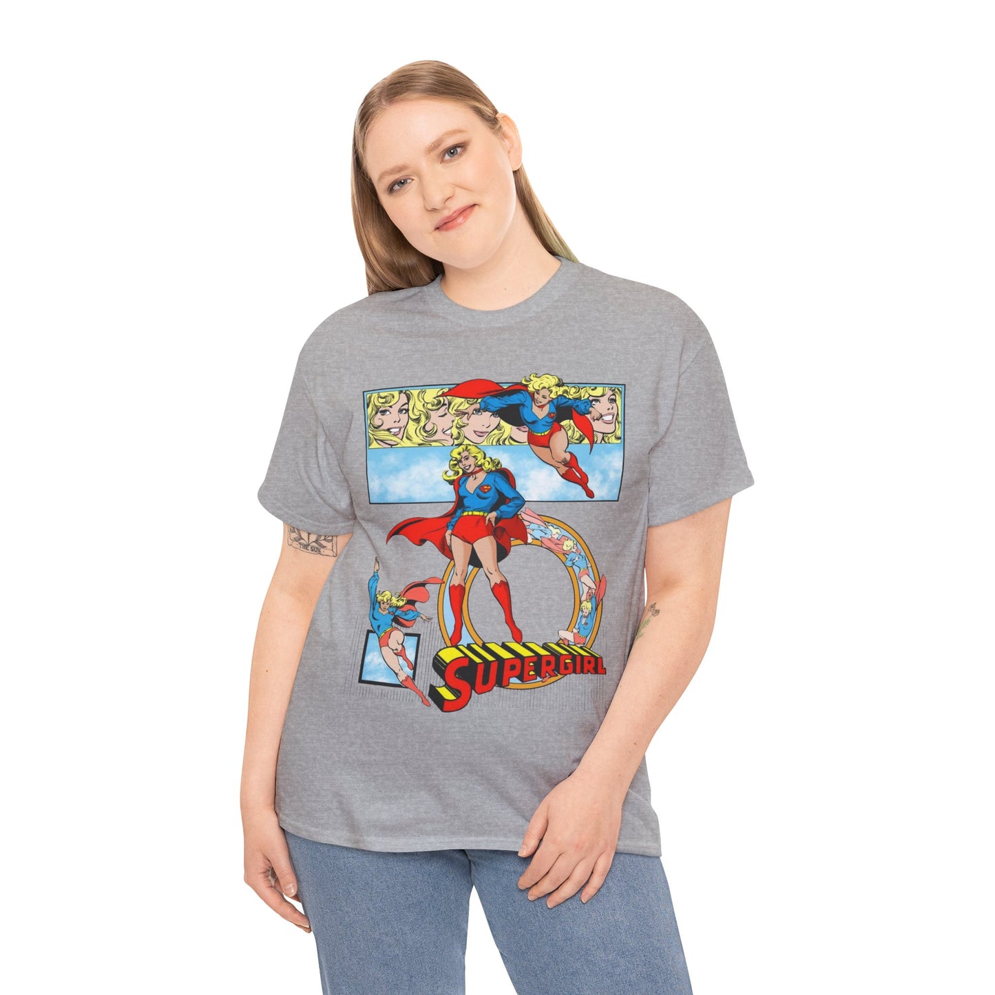Supergirl T-Shirt - Krypton, Superman, Kara, Kandor - DC Comics - 1980s Art - Style Guide - Superman's Cousin