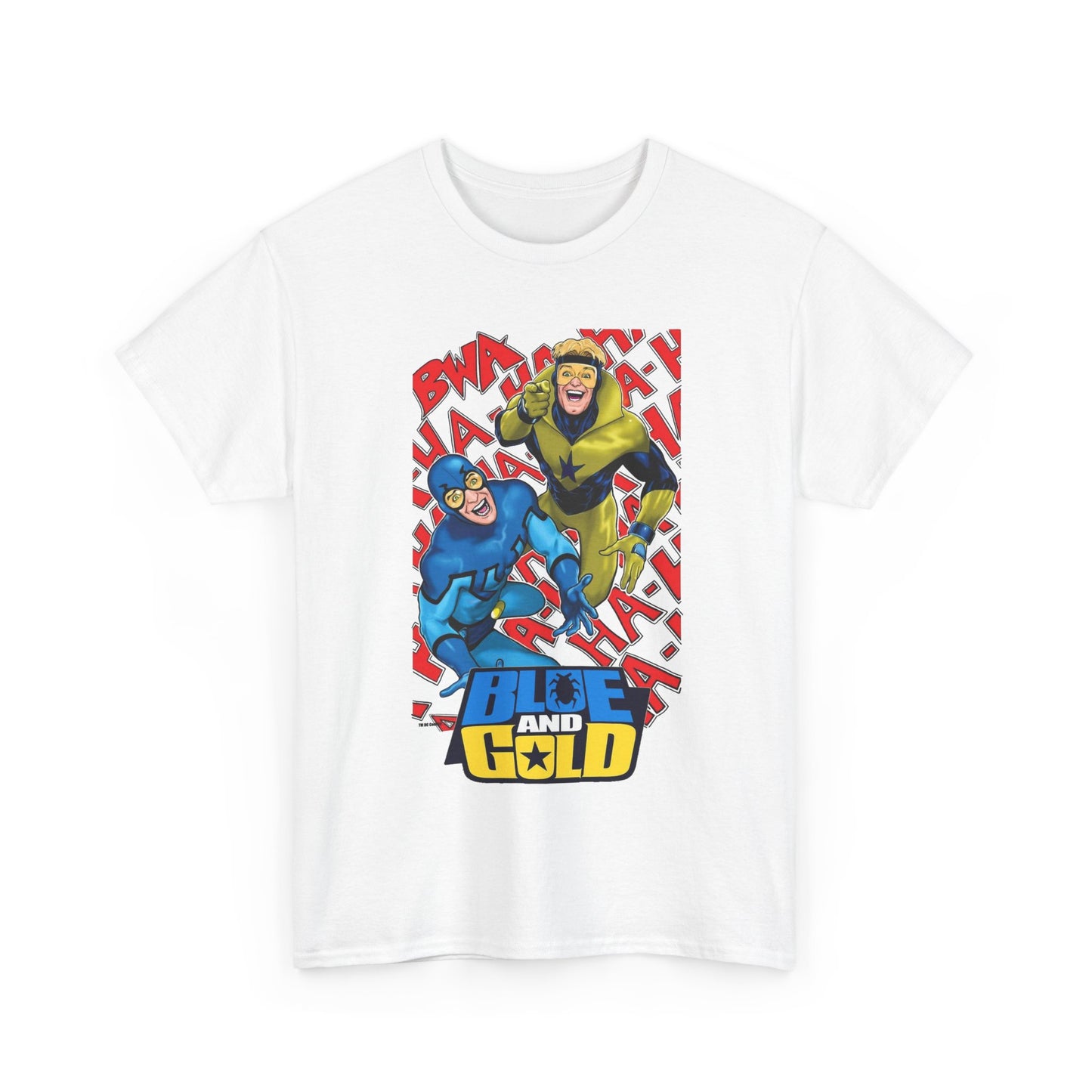 Booster Gold & Blue Beetle T-Shirt - DC Comics - Justice League International Members - Ted Kord