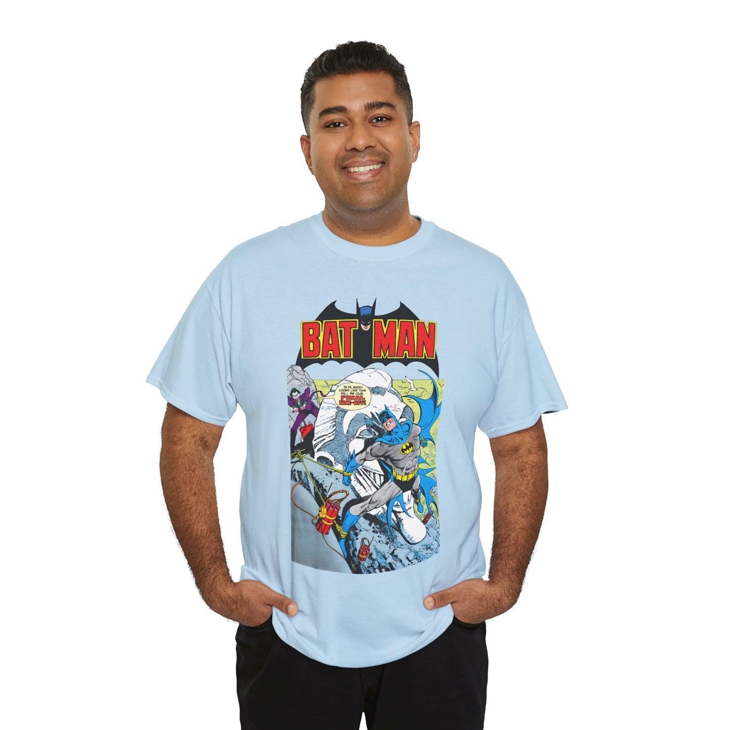 Batman T-Shirt - José Luis García-López Art - Joker - #353 Cover Art - Batman Strapped to Mount Rushmore - Amazing Bronze Age Art