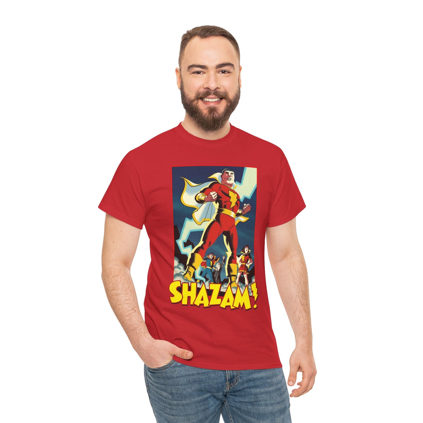 Shazam T-Shirt - Michael Cho Art - Marvel Family - Mary Marvel, Captain Marvel Jr - DC Comics