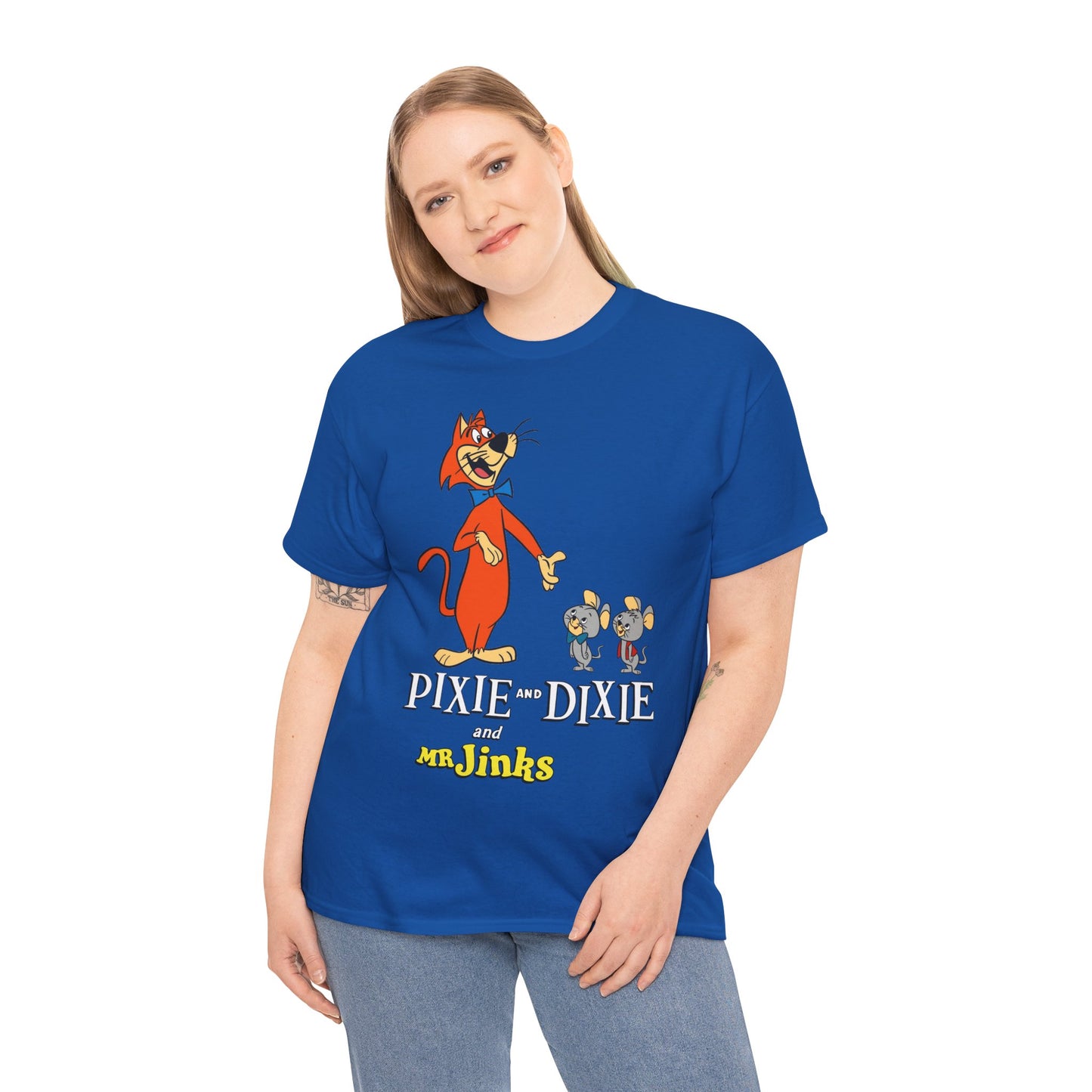 Pixie & Dixie & Mr Jinks T-Shirt - Classic Hanna-Barbera Saturday Morning Cartoon - I Hate Meeces to Pieces!